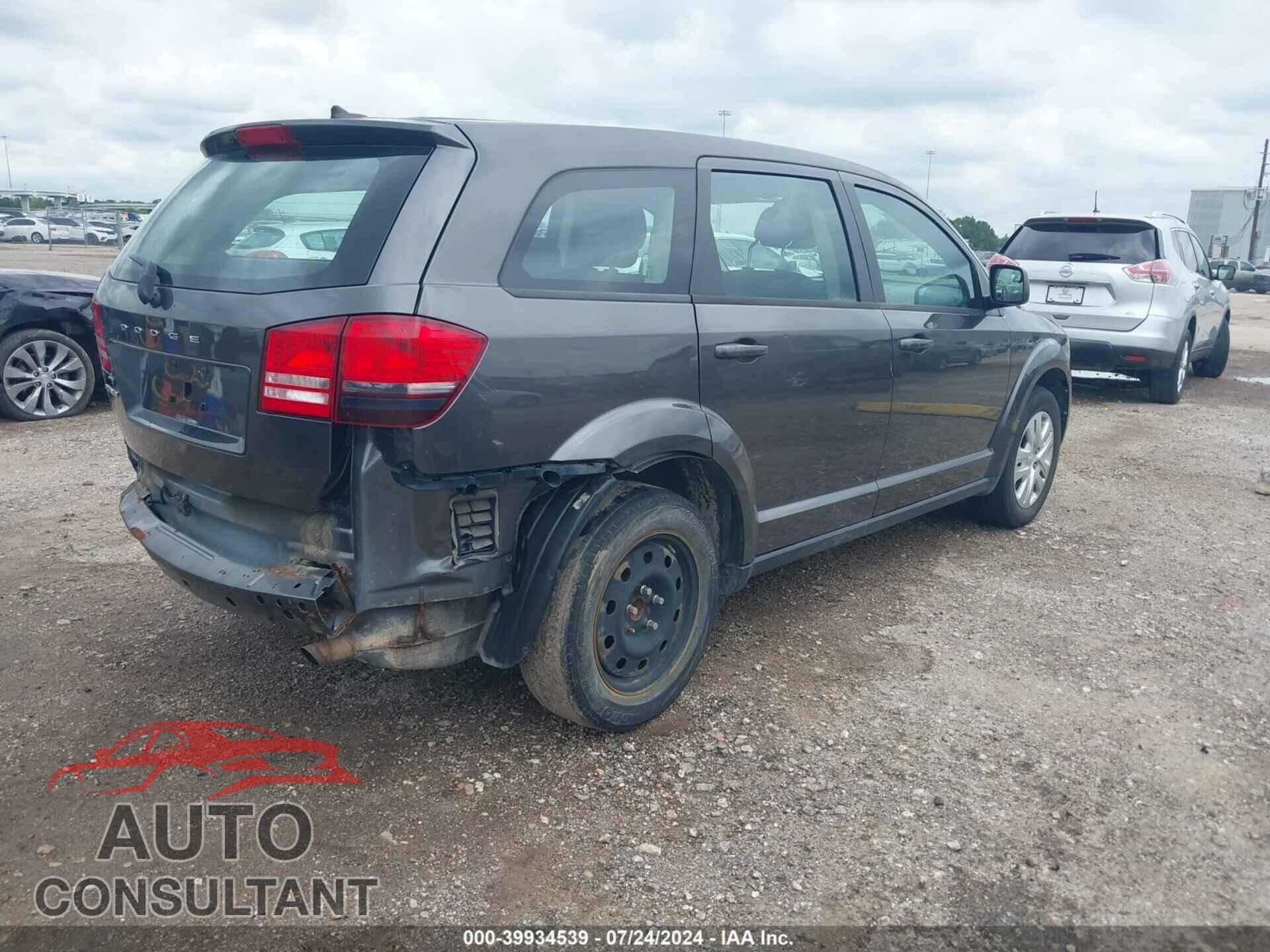 DODGE JOURNEY 2016 - 3C4PDCAB2GT219057