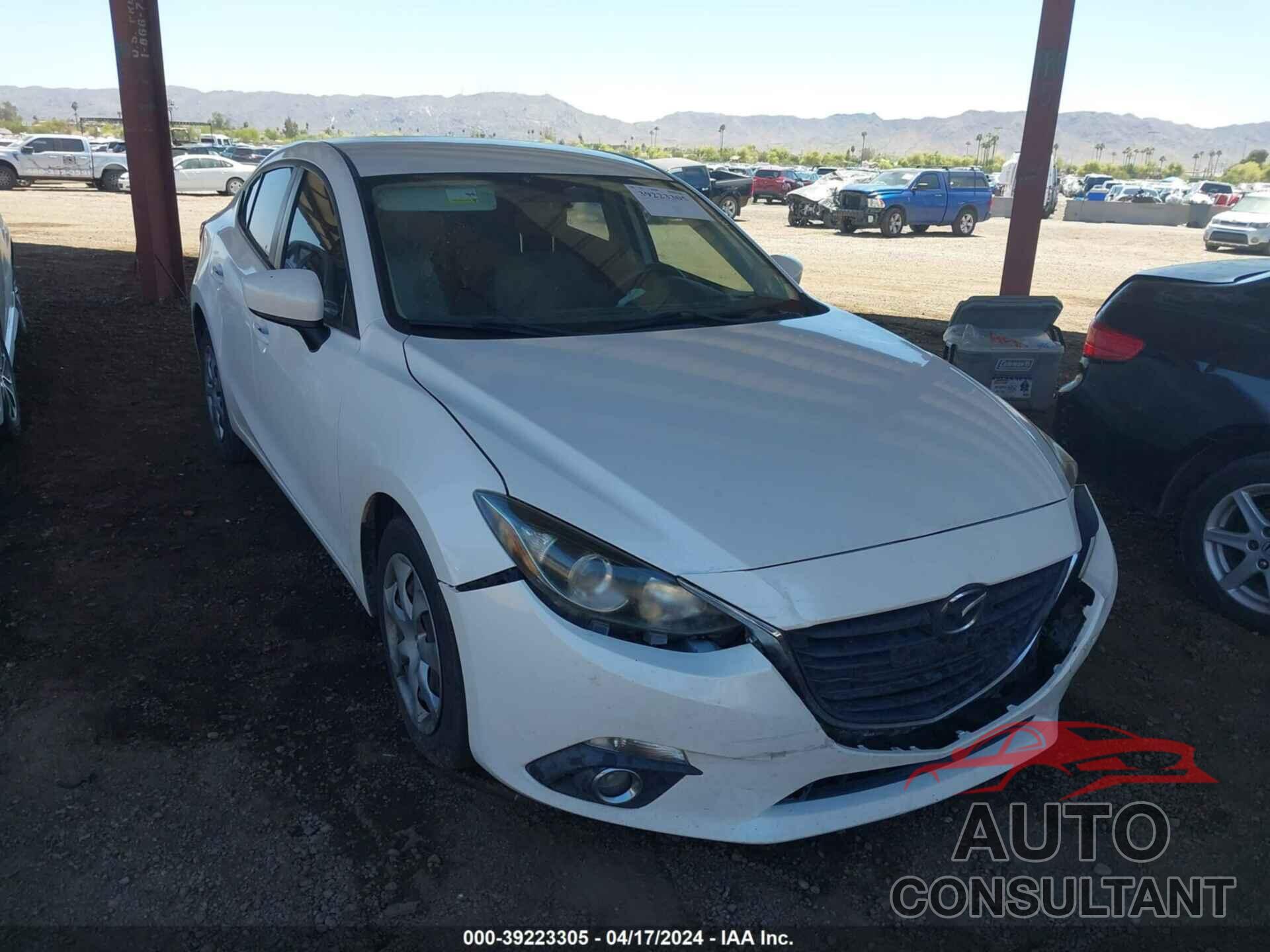 MAZDA 3 2016 - JM1BM1T78G1283506