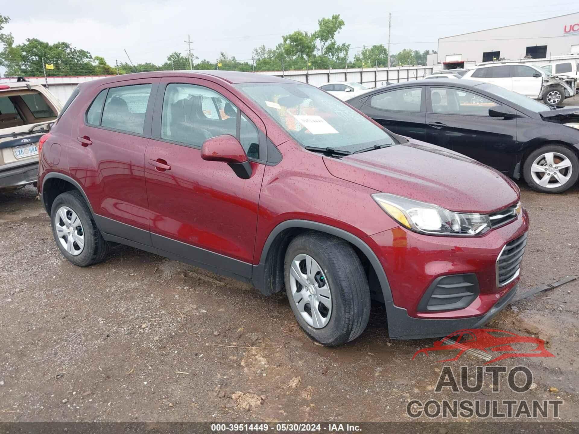 CHEVROLET TRAX 2017 - 3GNCJKSB5HL145027