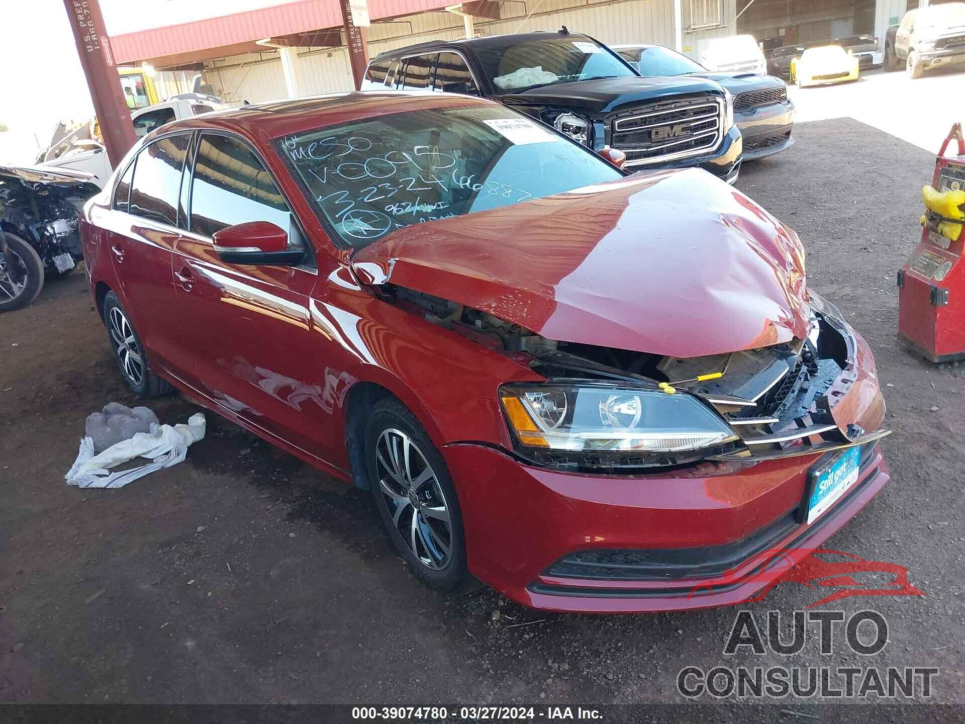 VOLKSWAGEN JETTA 2017 - 3VWDB7AJ4HM220095