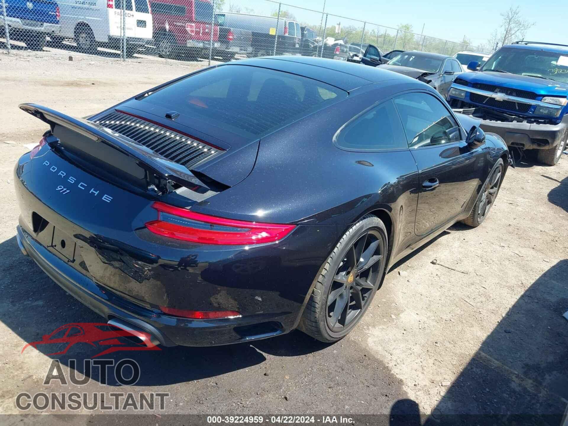 PORSCHE 911 2017 - WP0AA2A95HS108477