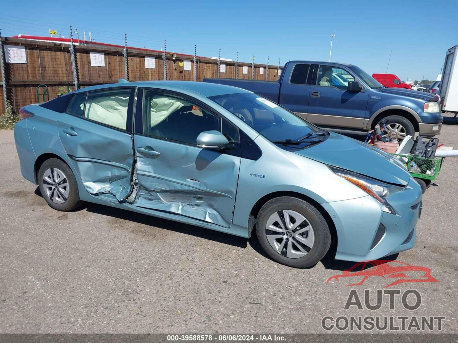 TOYOTA PRIUS 2017 - JTDKBRFU1H3563313