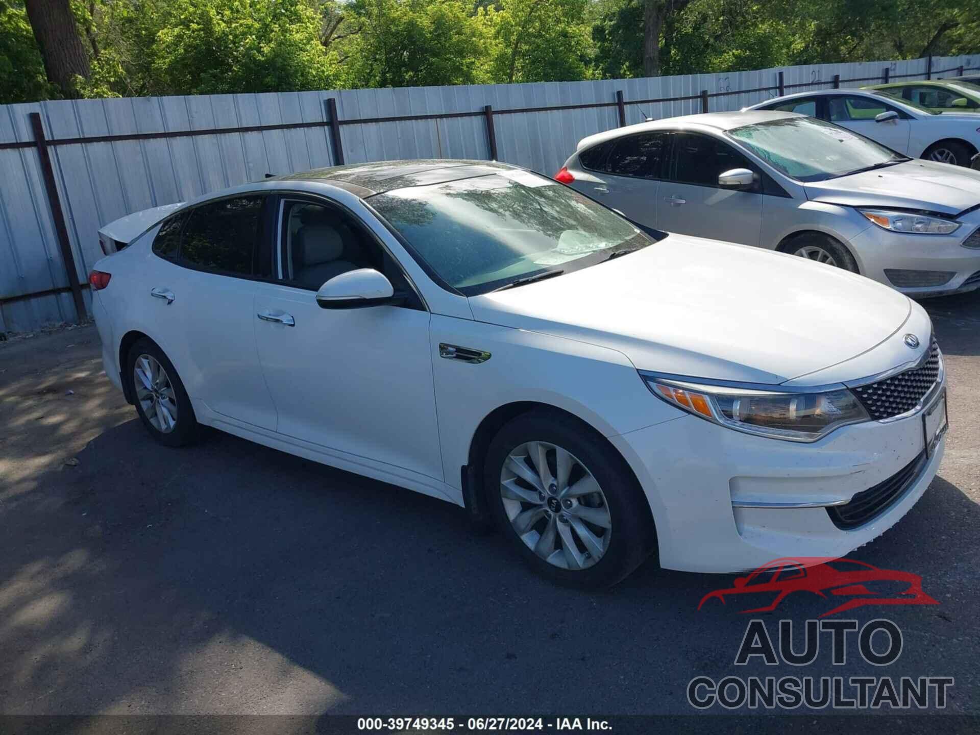 KIA OPTIMA 2016 - 5XXGU4L32GG033025