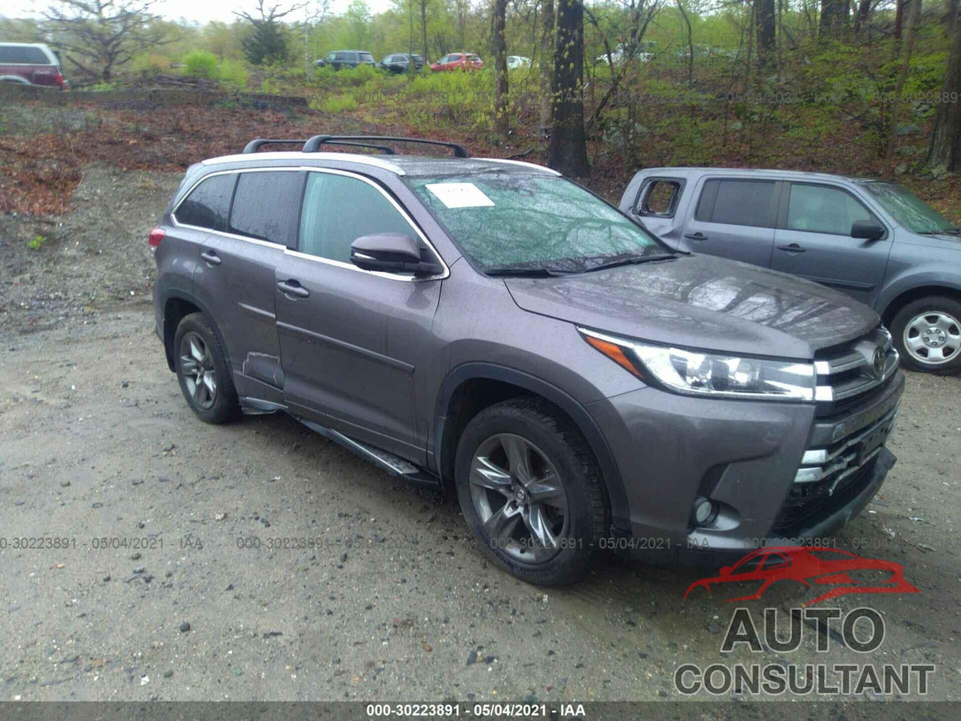 TOYOTA HIGHLANDER 2017 - 5TDDZRFH9HS406456