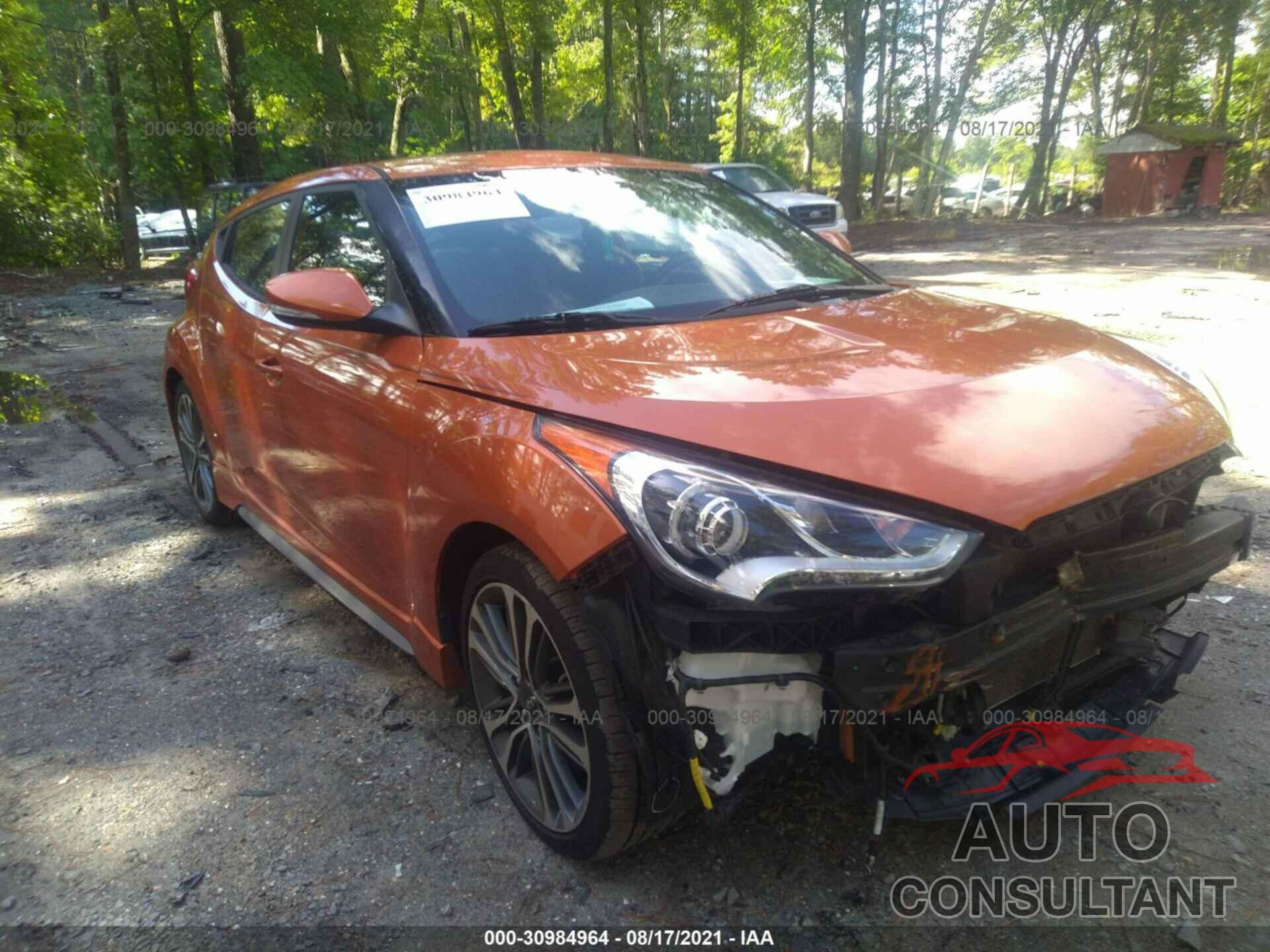 HYUNDAI VELOSTER 2016 - KMHTC6AEXGU280333