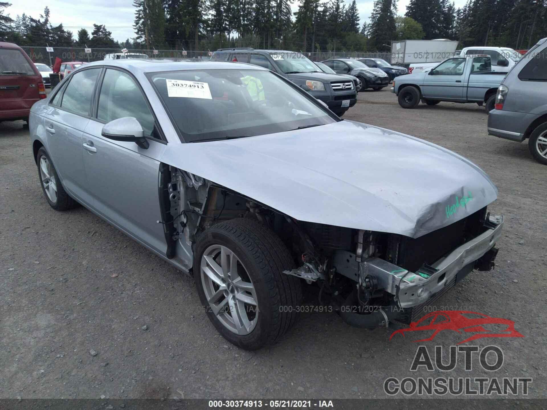 AUDI A4 2017 - WAUANAF42HN026875