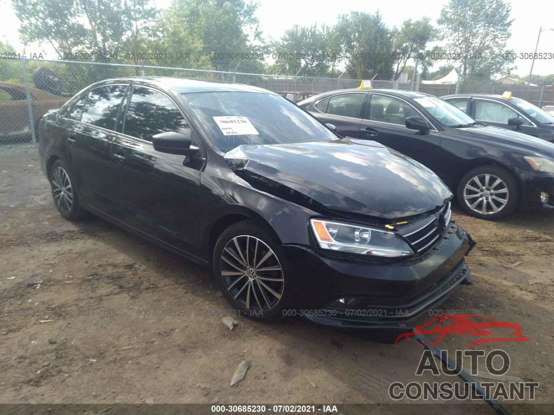 VOLKSWAGEN JETTA SEDAN 2016 - 3VWB17AJ6GM224142