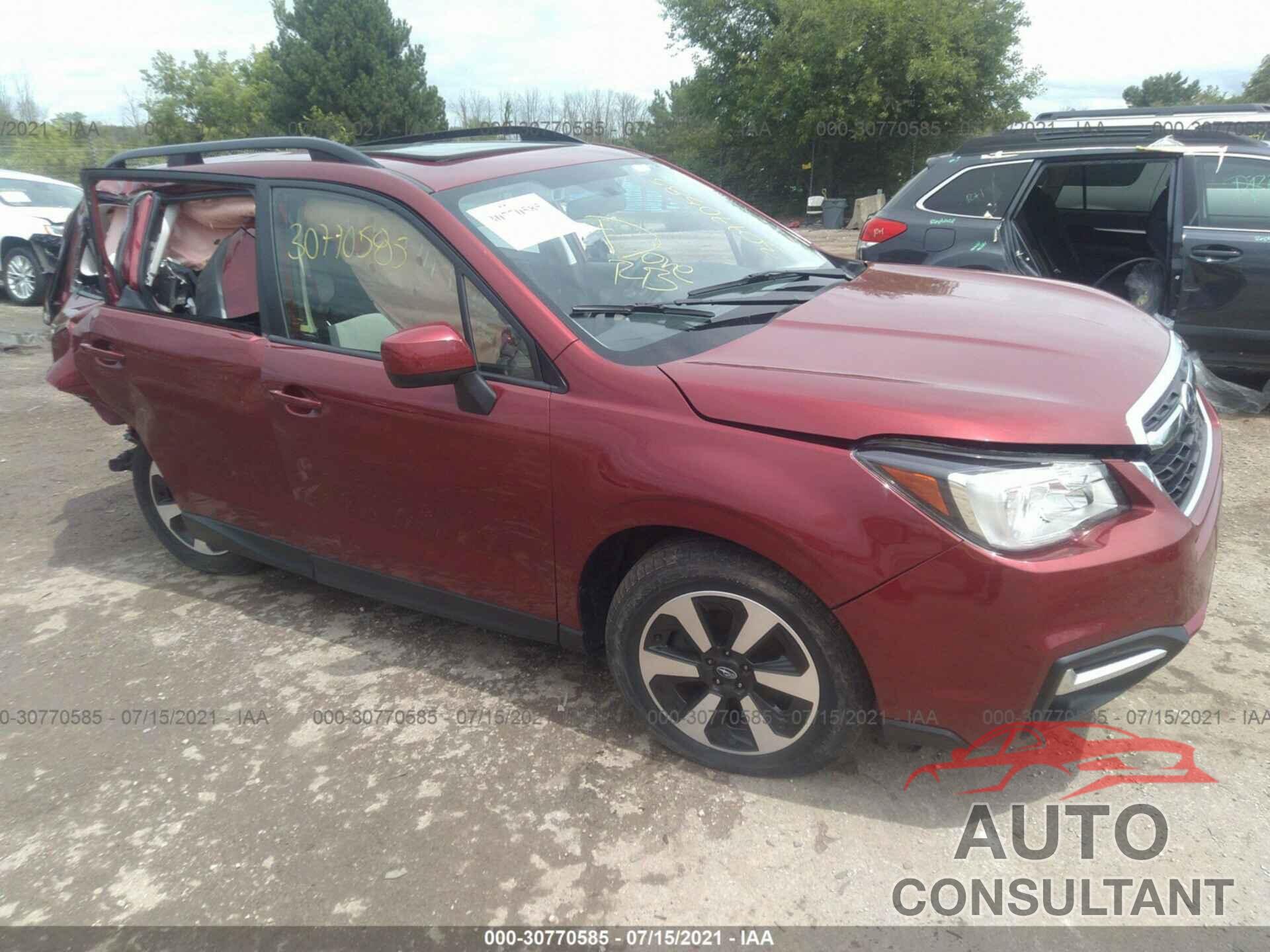 SUBARU FORESTER 2018 - JF2SJAGC6JH475846