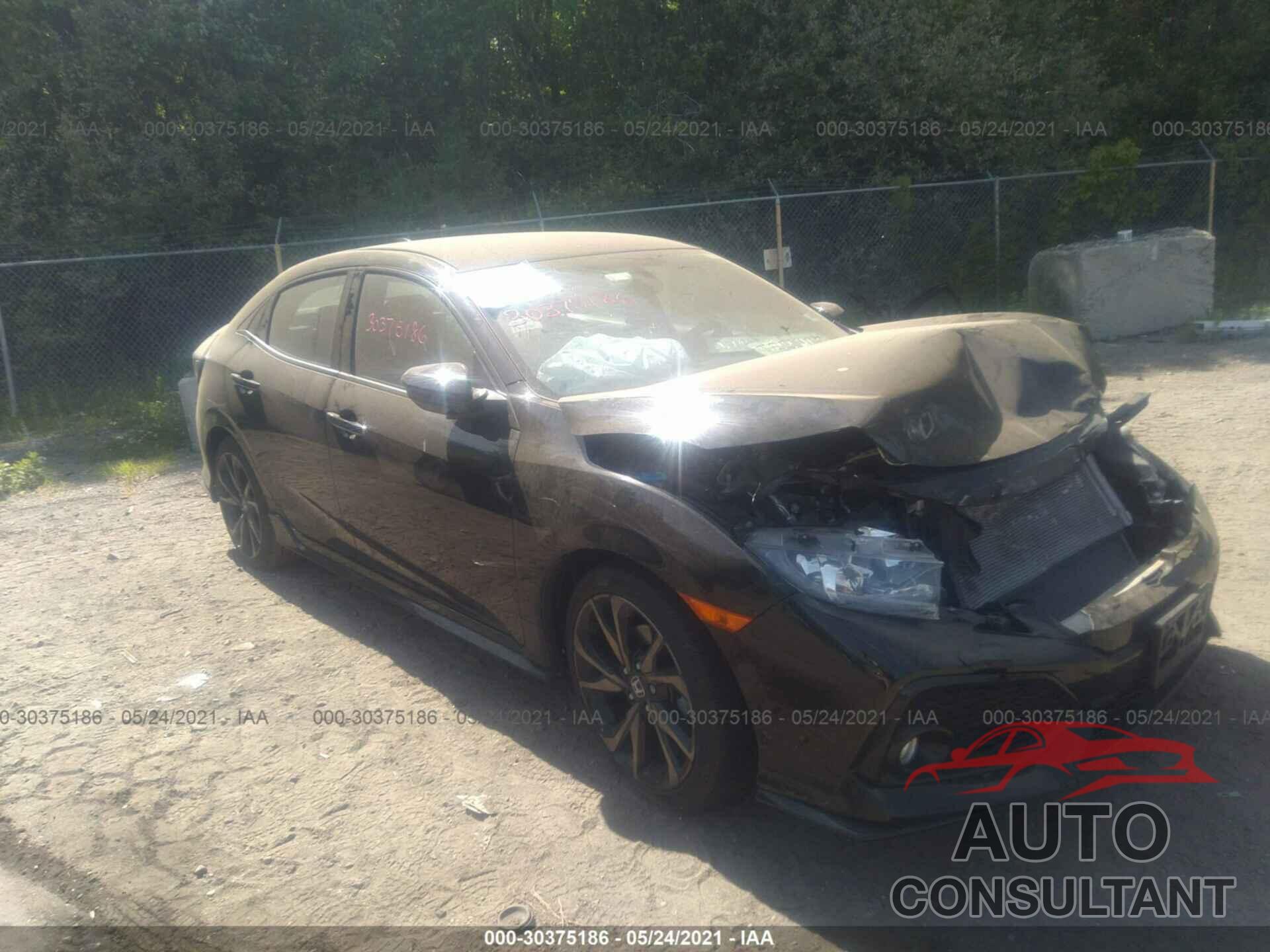 HONDA CIVIC HATCHBACK 2018 - SHHFK7H44JU412735