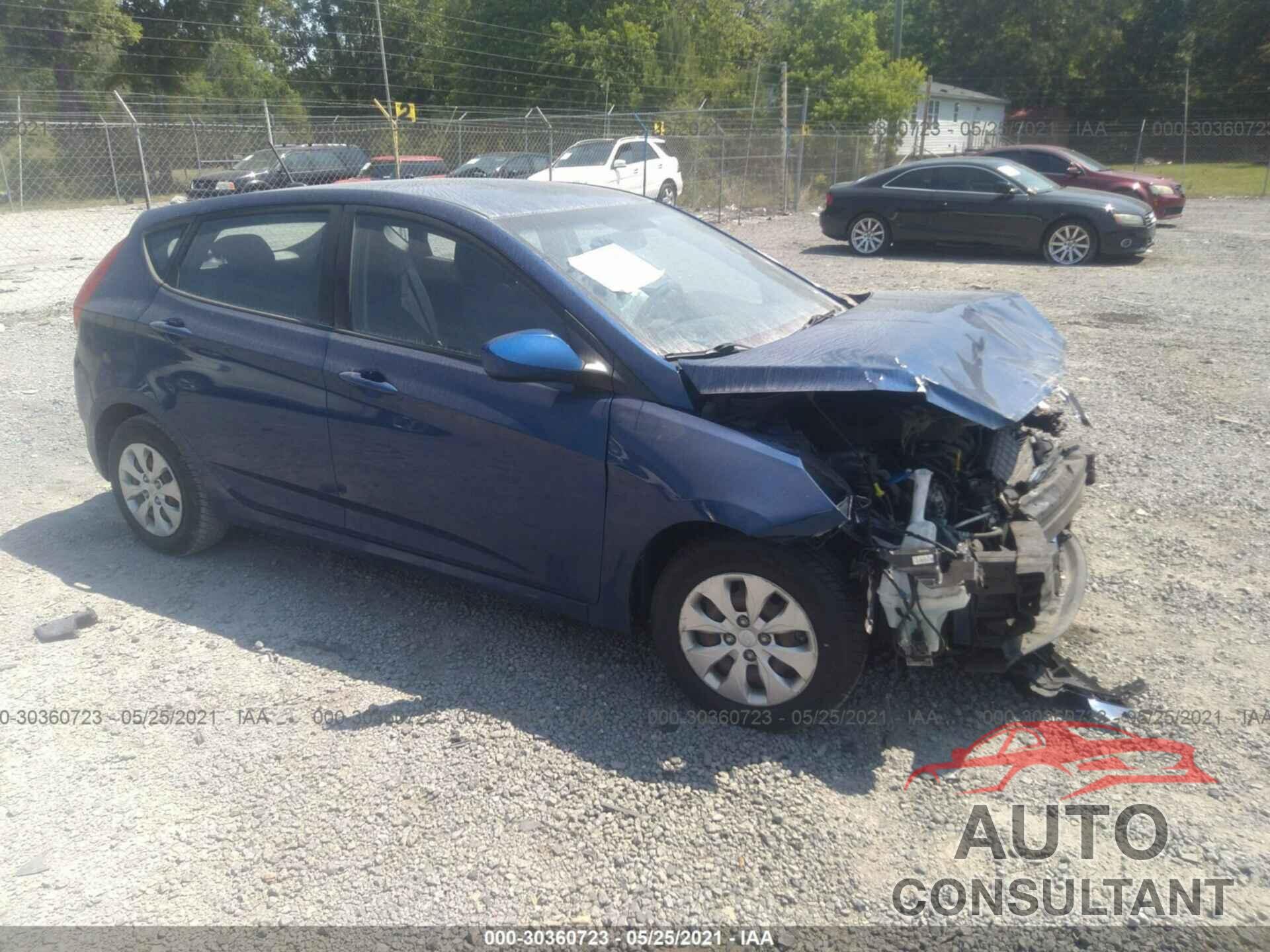 HYUNDAI ACCENT 2016 - KMHCT5AE9GU257846