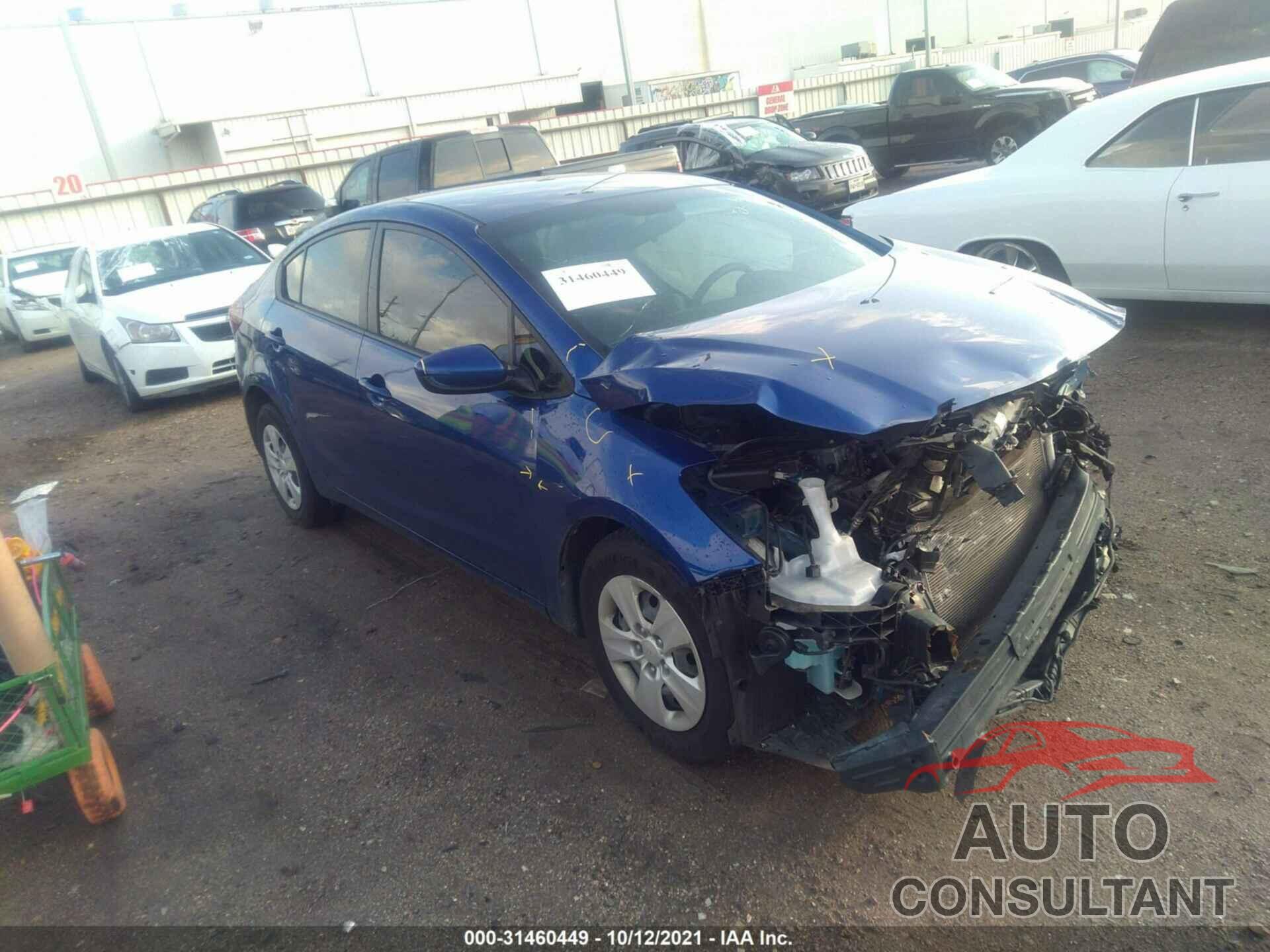 KIA FORTE 2017 - 3KPFK4A71HE072657