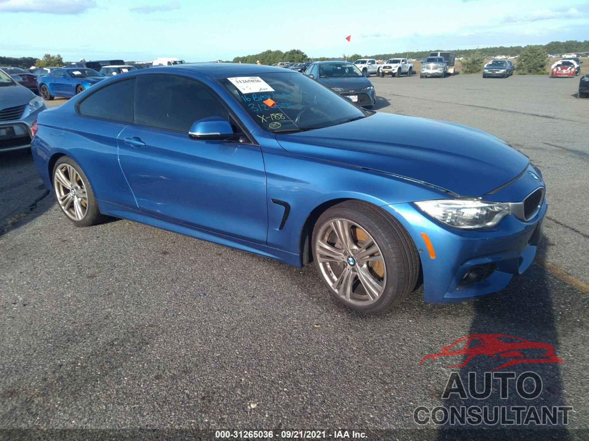 BMW 4 SERIES 2016 - WBA3R5C59GK373248