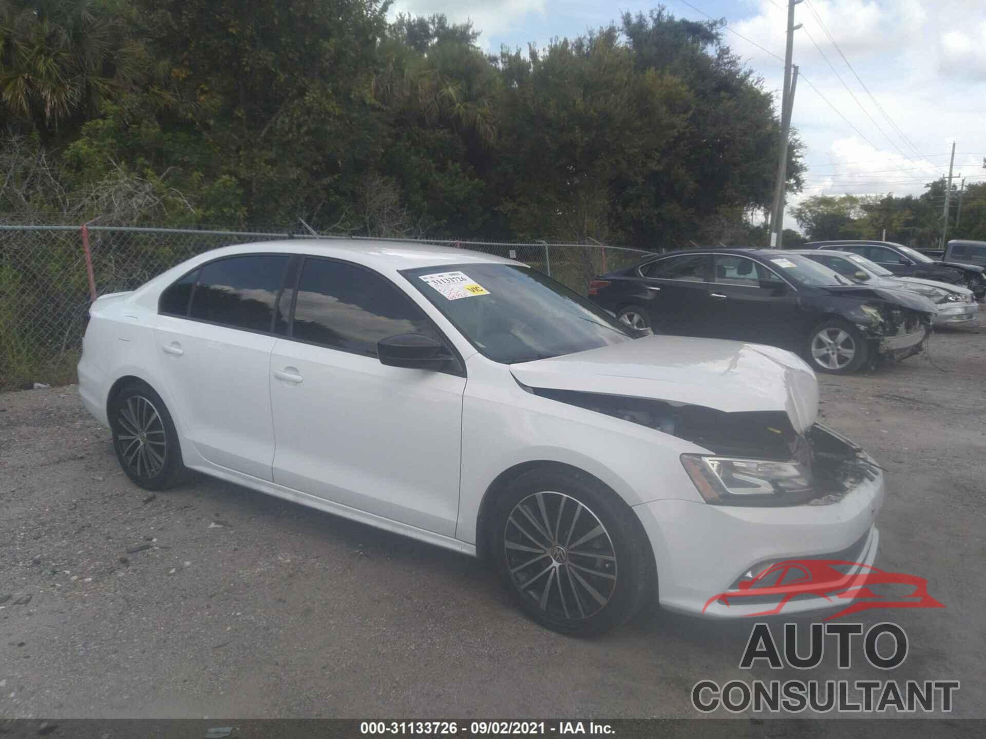 VOLKSWAGEN JETTA SEDAN 2016 - 3VWB17AJ2GM304618