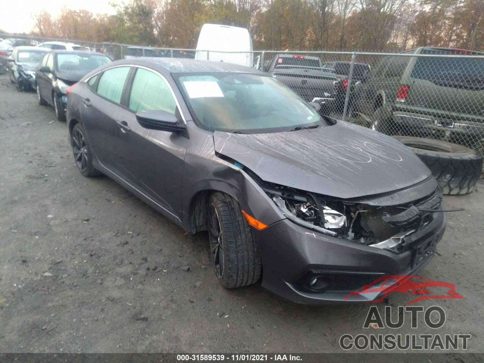 HONDA CIVIC SEDAN 2019 - 2HGFC2F85KH542673