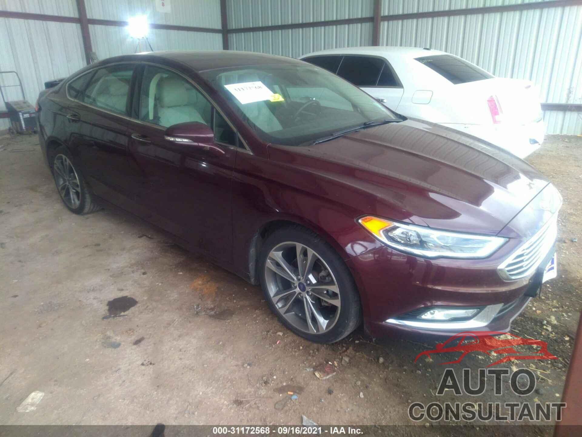 FORD FUSION 2017 - 3FA6P0K96HR177946