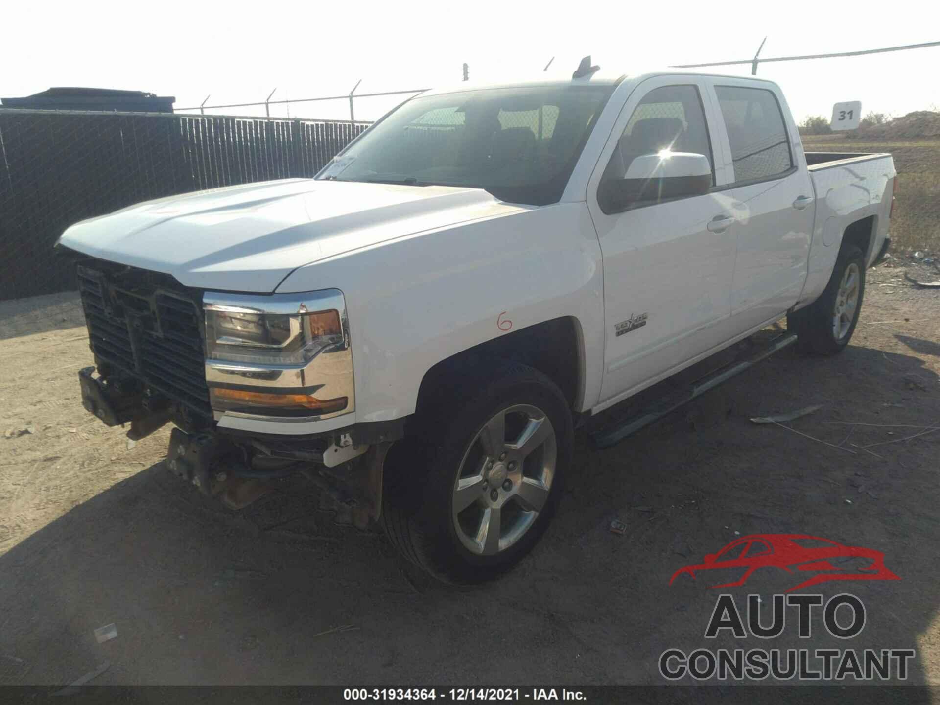 CHEVROLET SILVERADO 1500 2017 - 3GCPCREC1HG230358