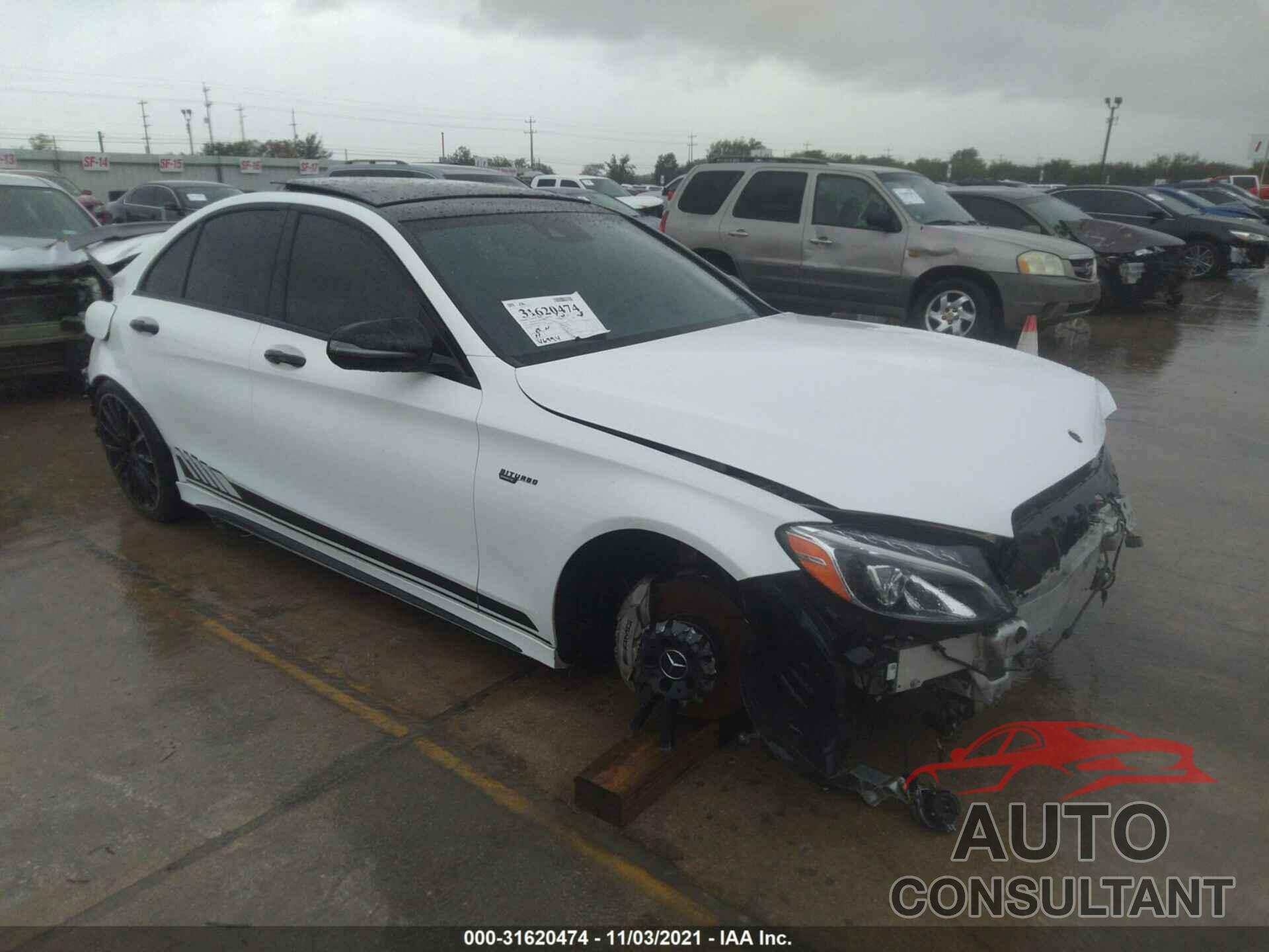 MERCEDES-BENZ C-CLASS 2017 - 55SWF6EB3HU194346