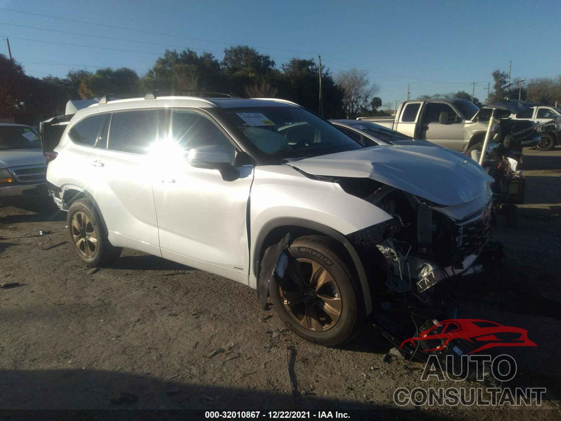 TOYOTA HIGHLANDER 2022 - 5TDABRCH9NS539094