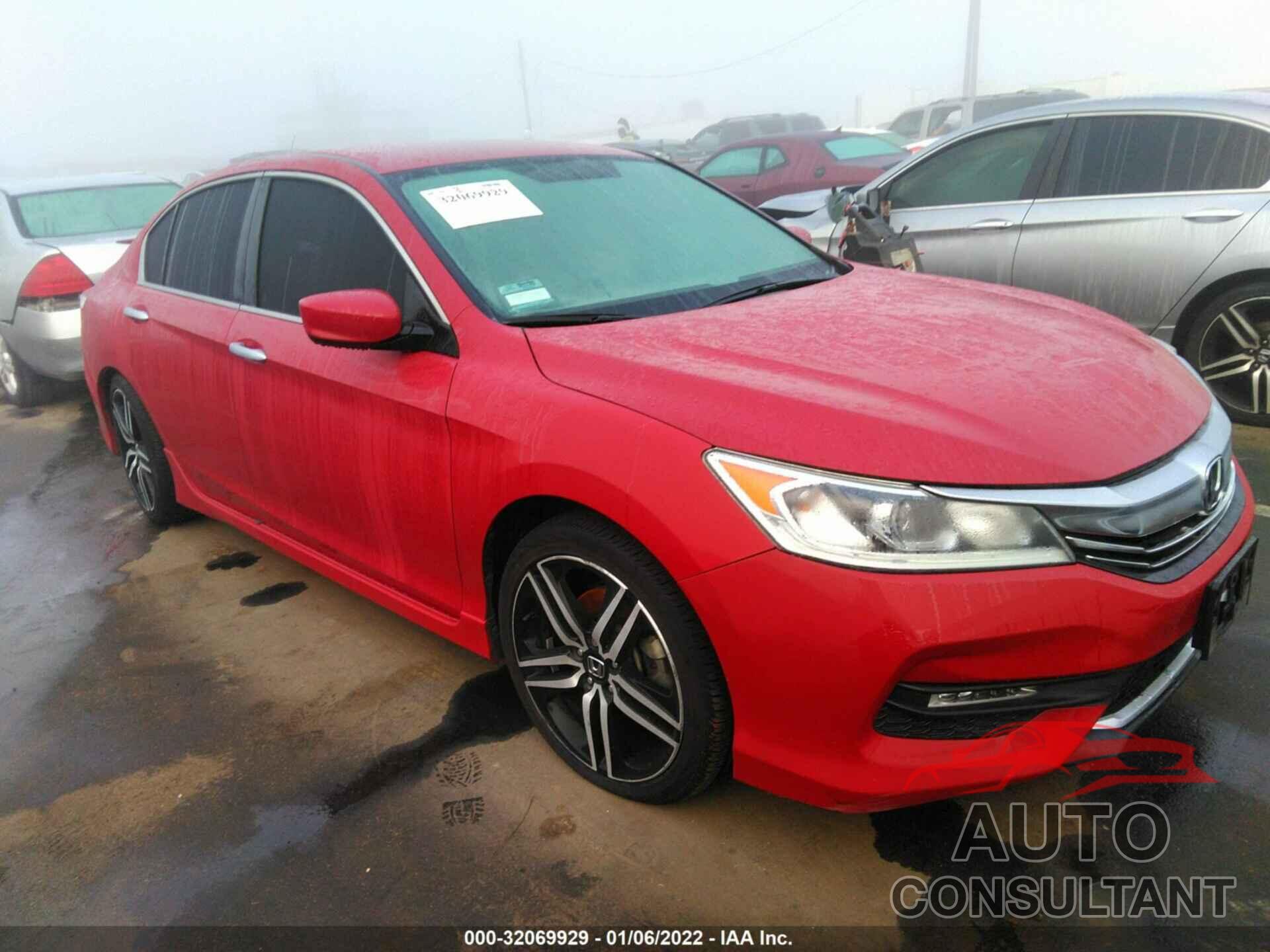 HONDA ACCORD SEDAN 2017 - 1HGCR2F51HA124853
