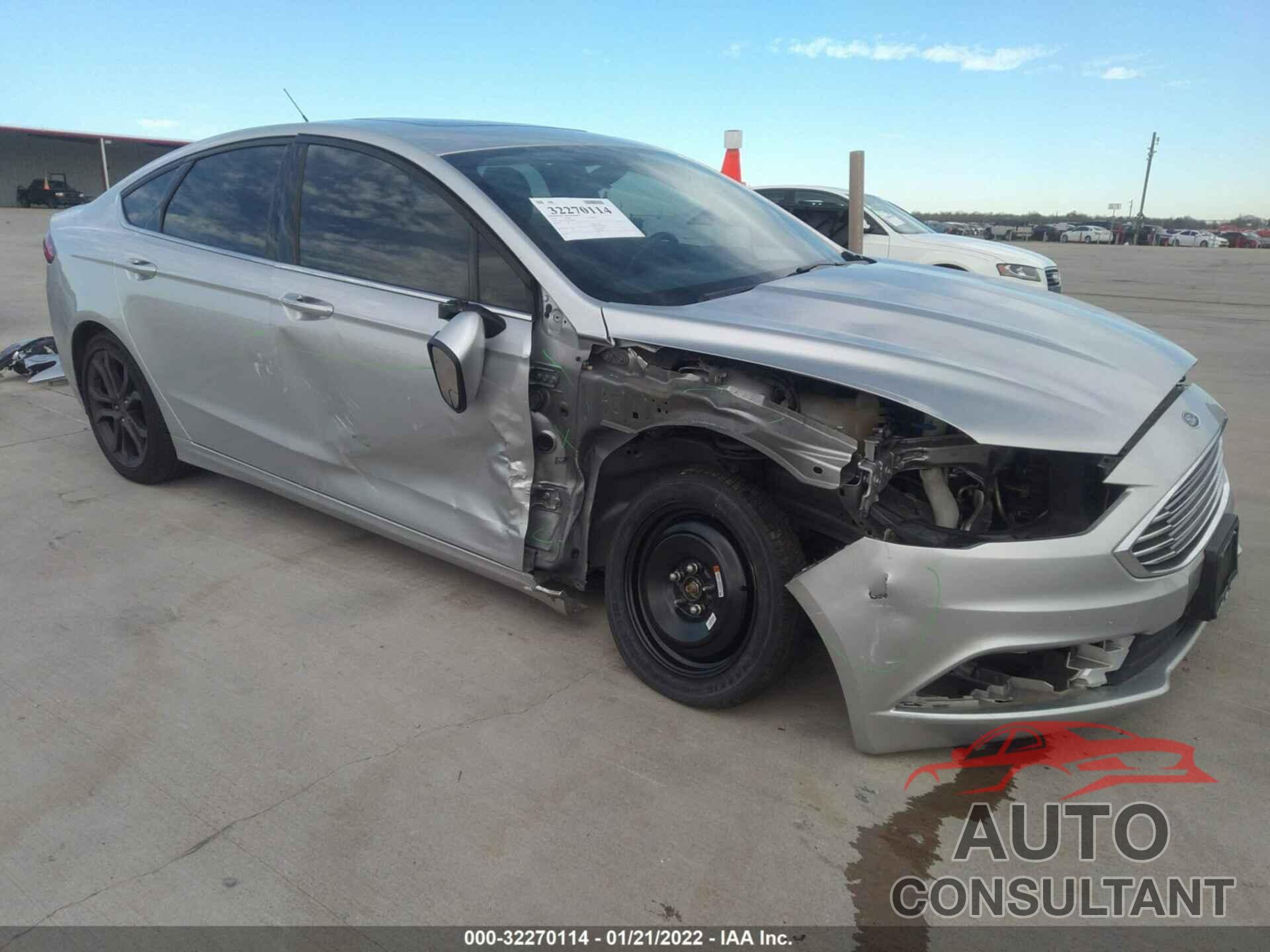 FORD FUSION 2018 - 3FA6P0HDXJR166448