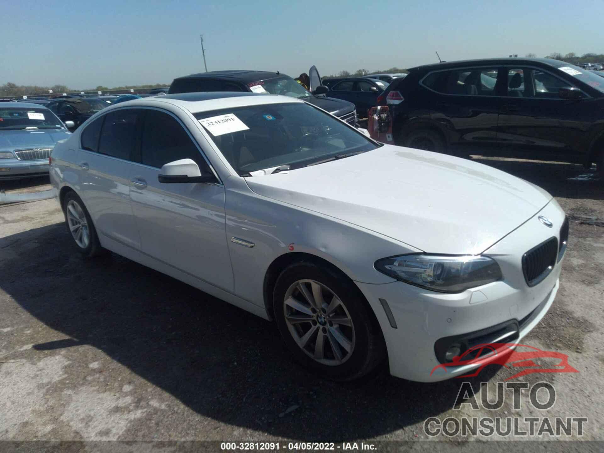 BMW 5 SERIES 2016 - WBA5A5C51GD527407