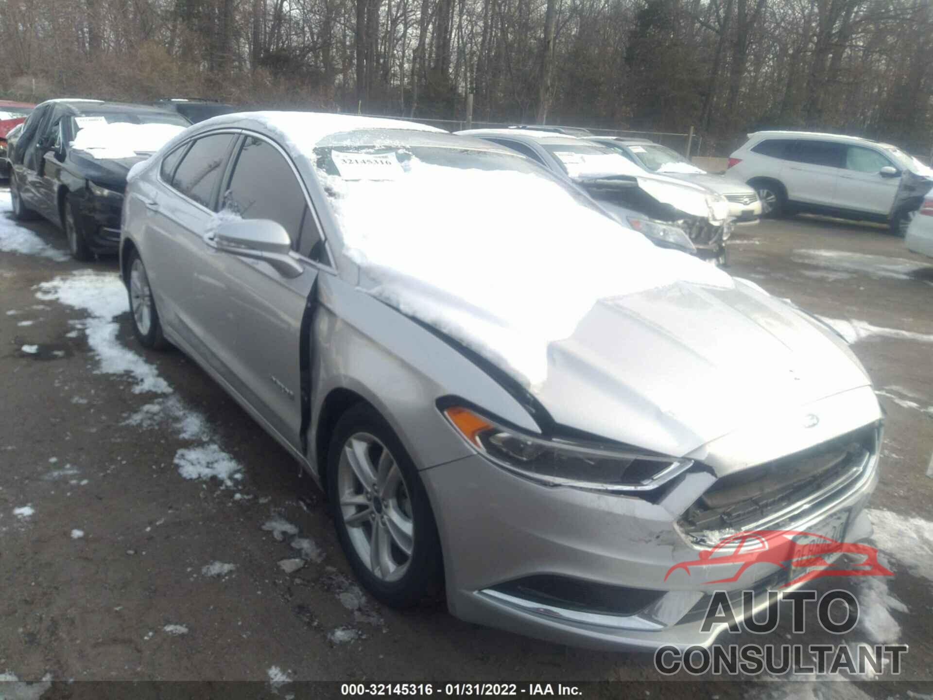 FORD FUSION HYBRID 2018 - 3FA6P0LU4JR145506