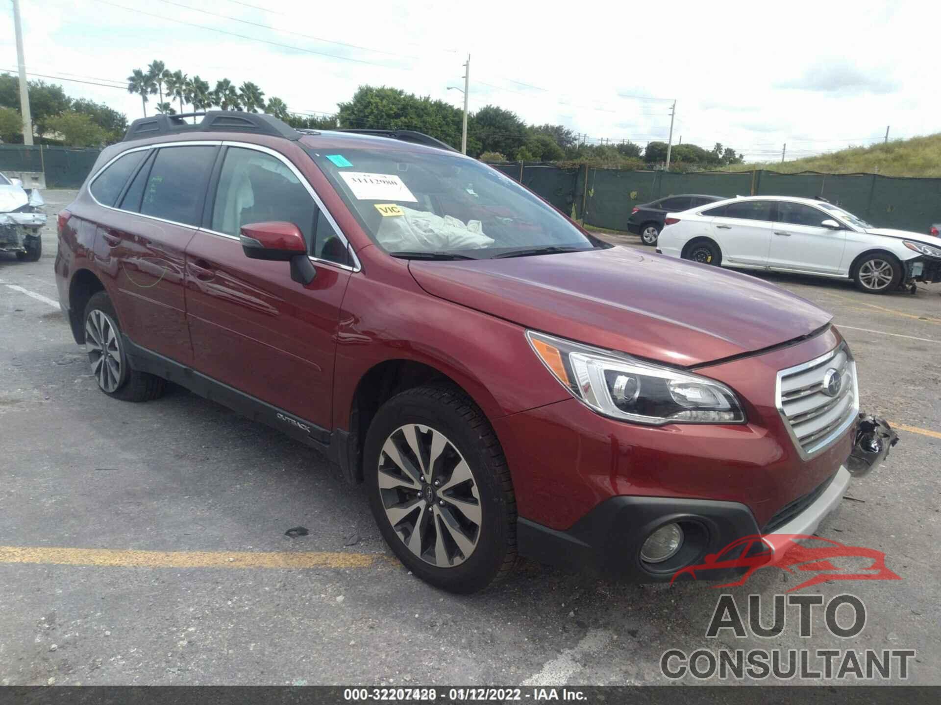 SUBARU OUTBACK 2016 - 4S4BSBNC0G3361086