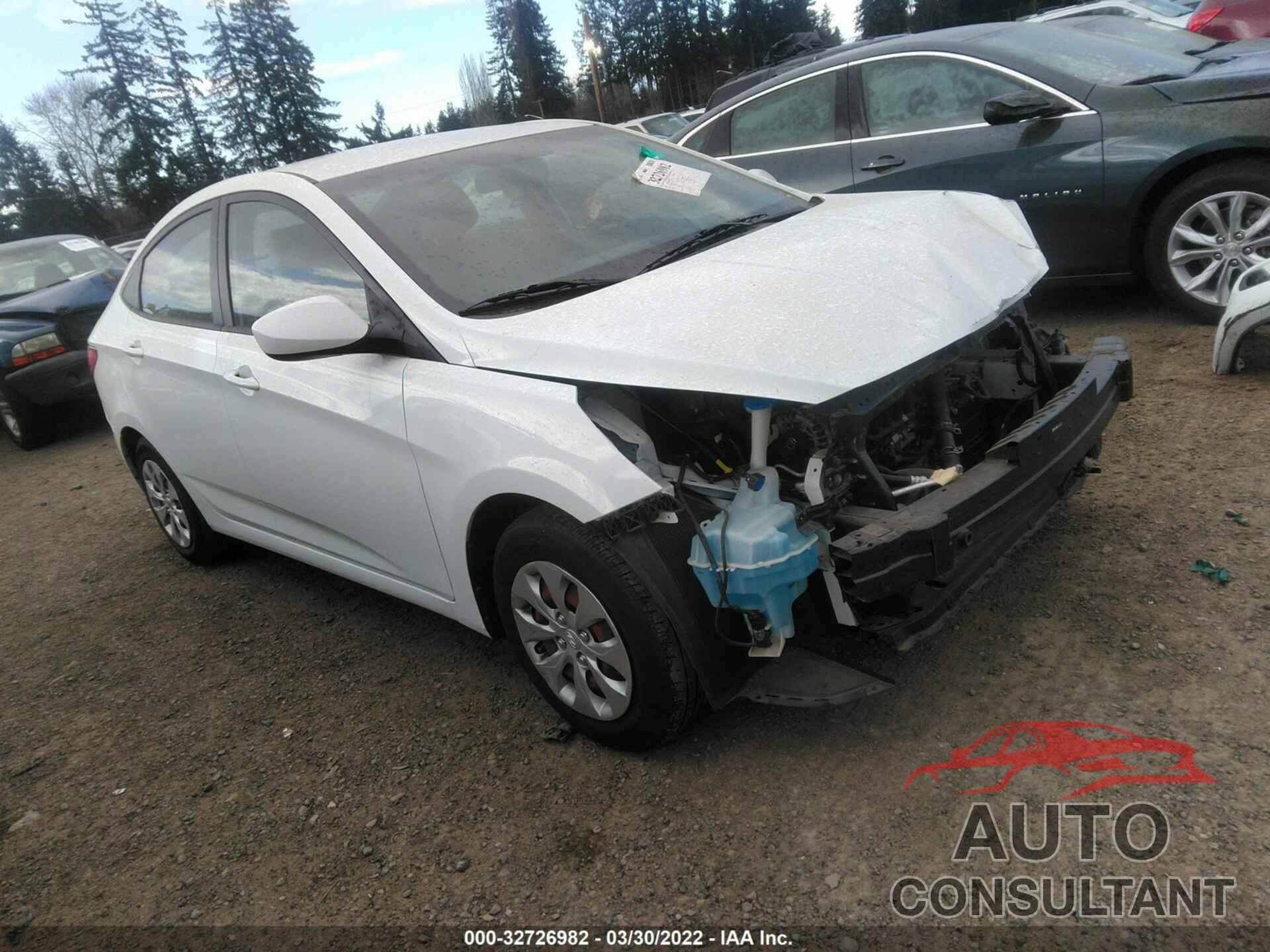 HYUNDAI ACCENT 2016 - KMHCT4AE6GU002971