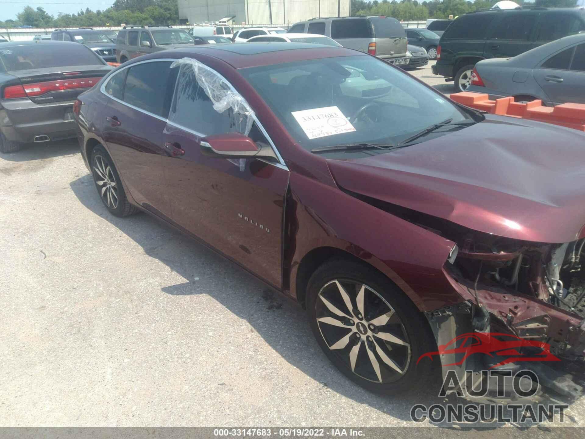 CHEVROLET MALIBU 2016 - 1G1ZE5ST7GF188593