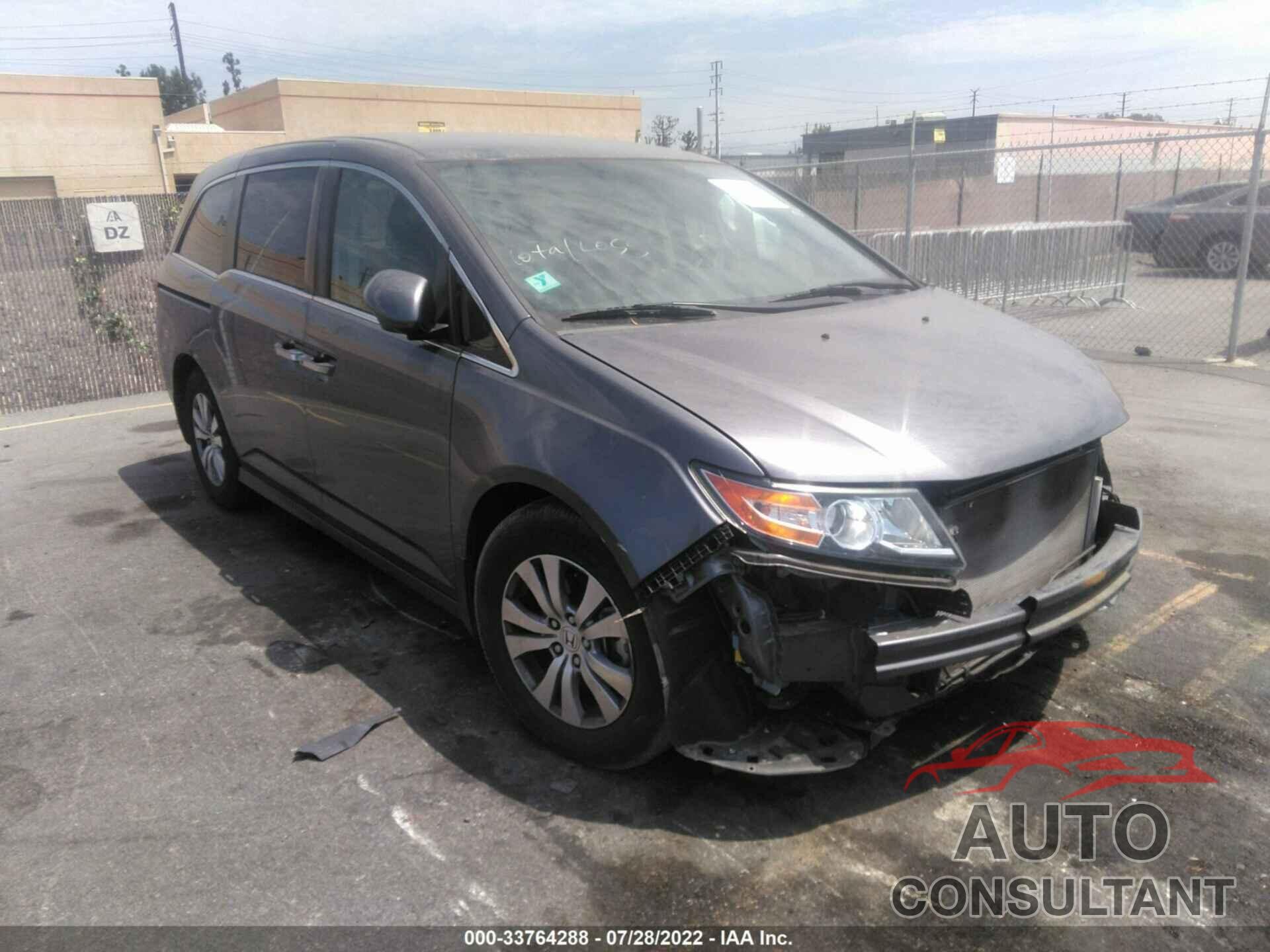 HONDA ODYSSEY 2016 - 5FNRL5H35GB062063