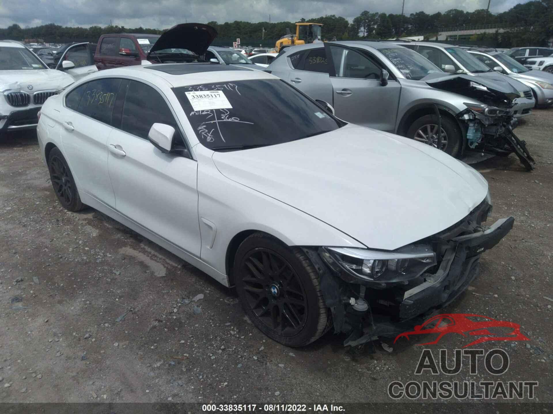 BMW 4 SERIES 2018 - WBA4J3C56JBG97025