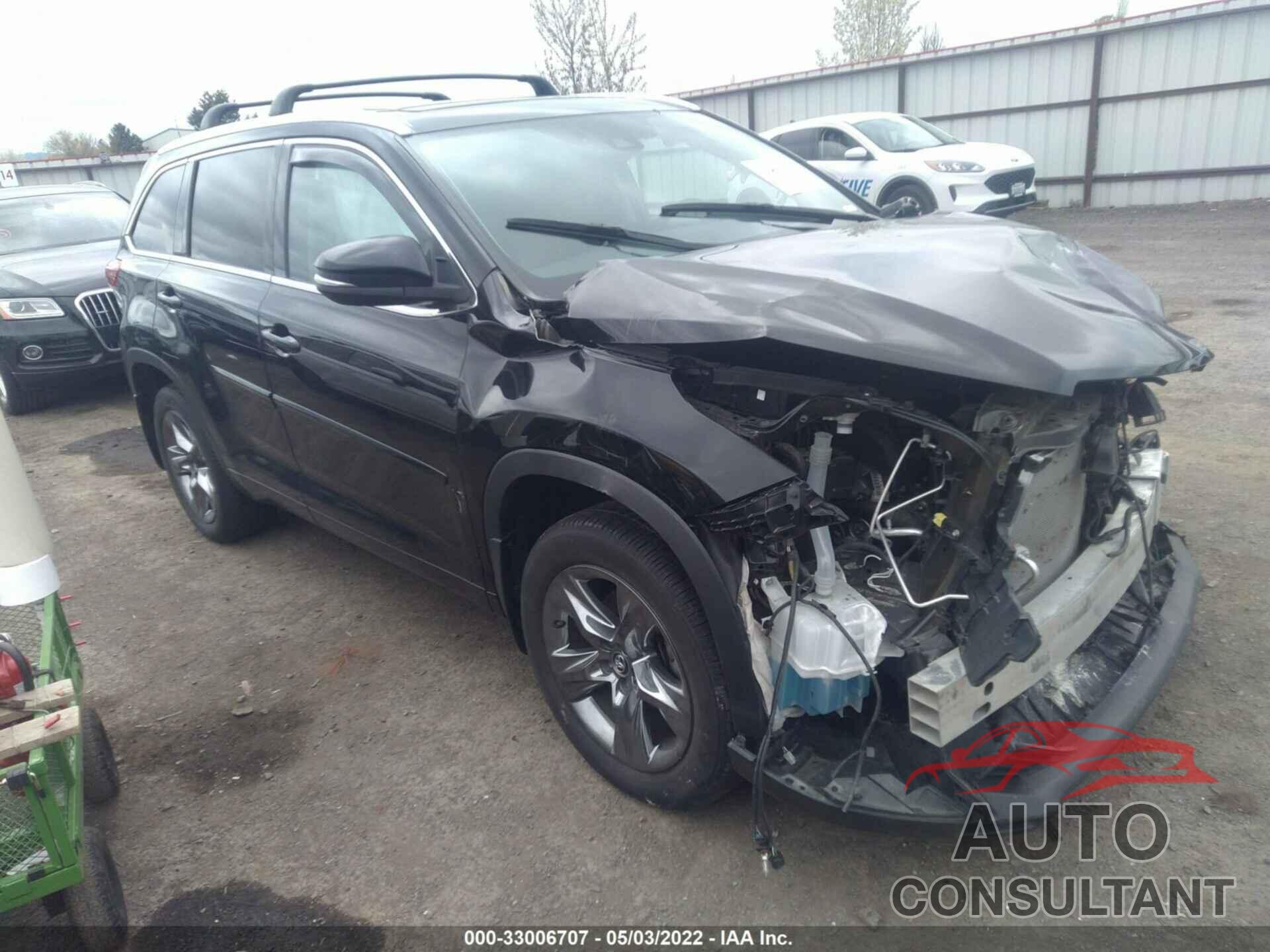 TOYOTA HIGHLANDER 2019 - 5TDDZRFH9KS968610