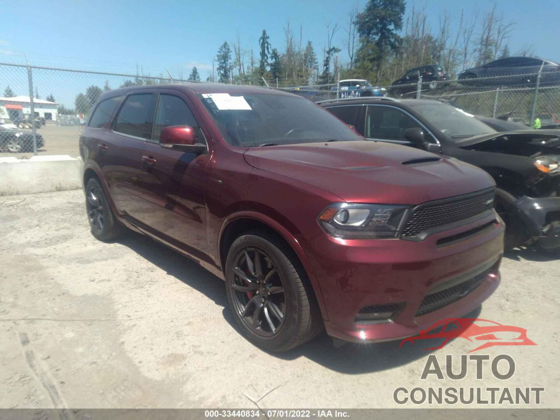 DODGE DURANGO 2018 - 1C4SDJGJ9JC218357