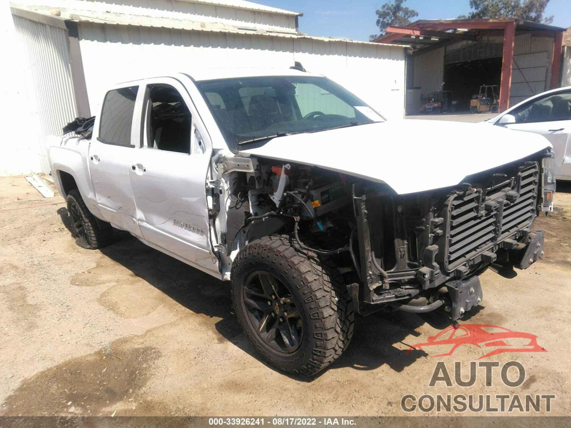 CHEVROLET SILVERADO 1500 2017 - 3GCUCRER6HG480864