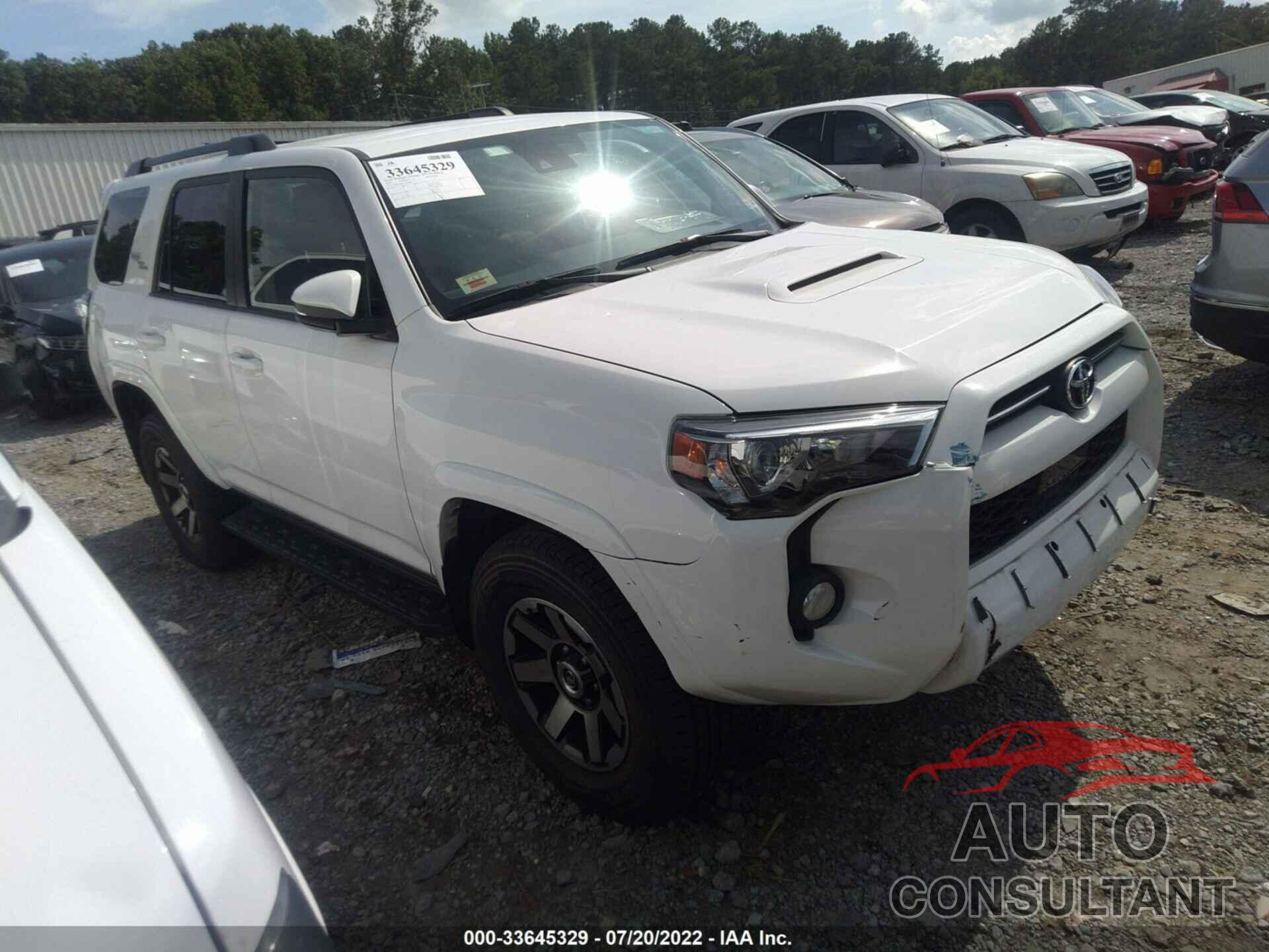 TOYOTA 4RUNNER 2020 - JTEBU5JR9L5783880