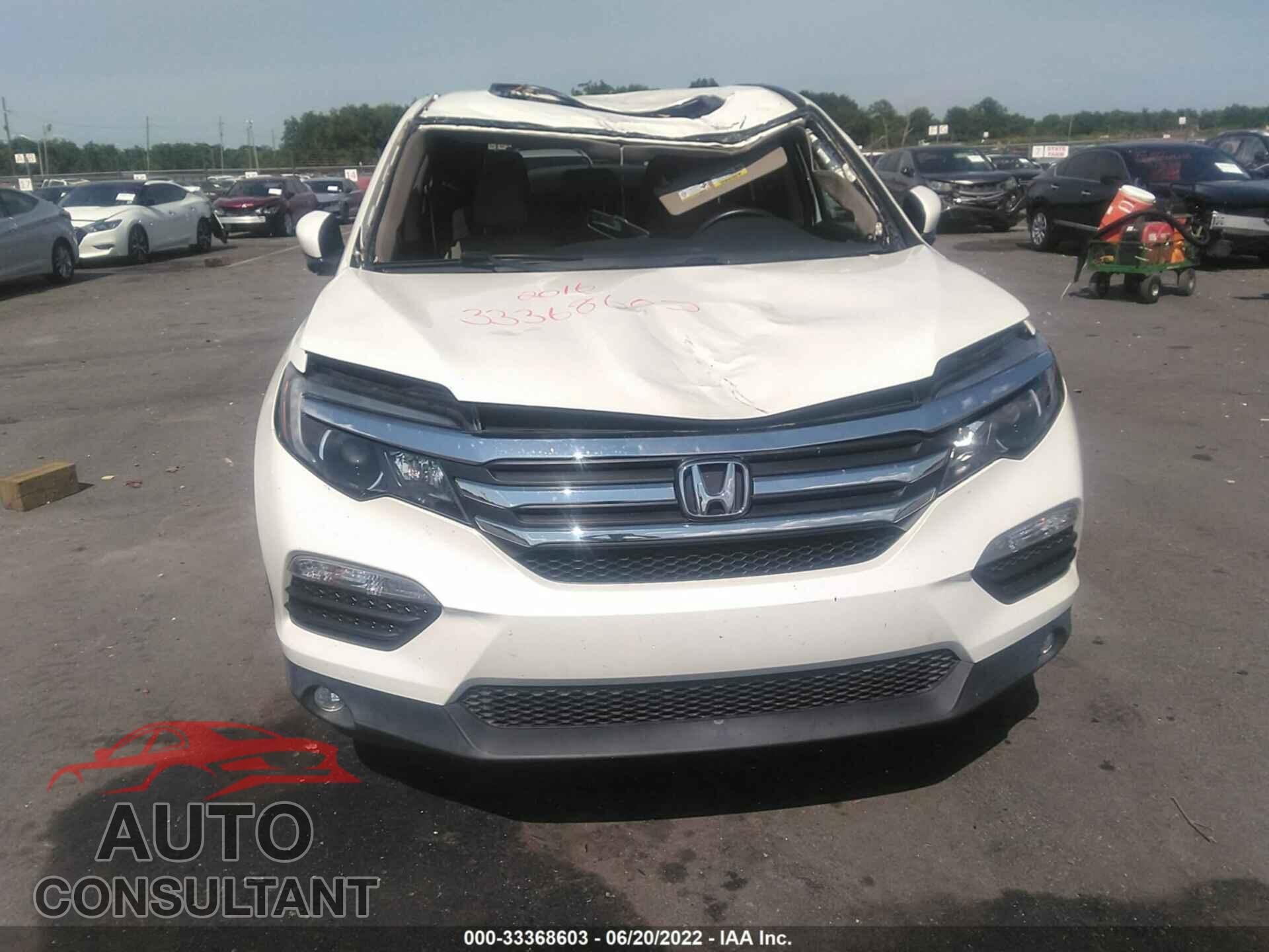 HONDA PILOT 2016 - 5FNYF5H53GB046691