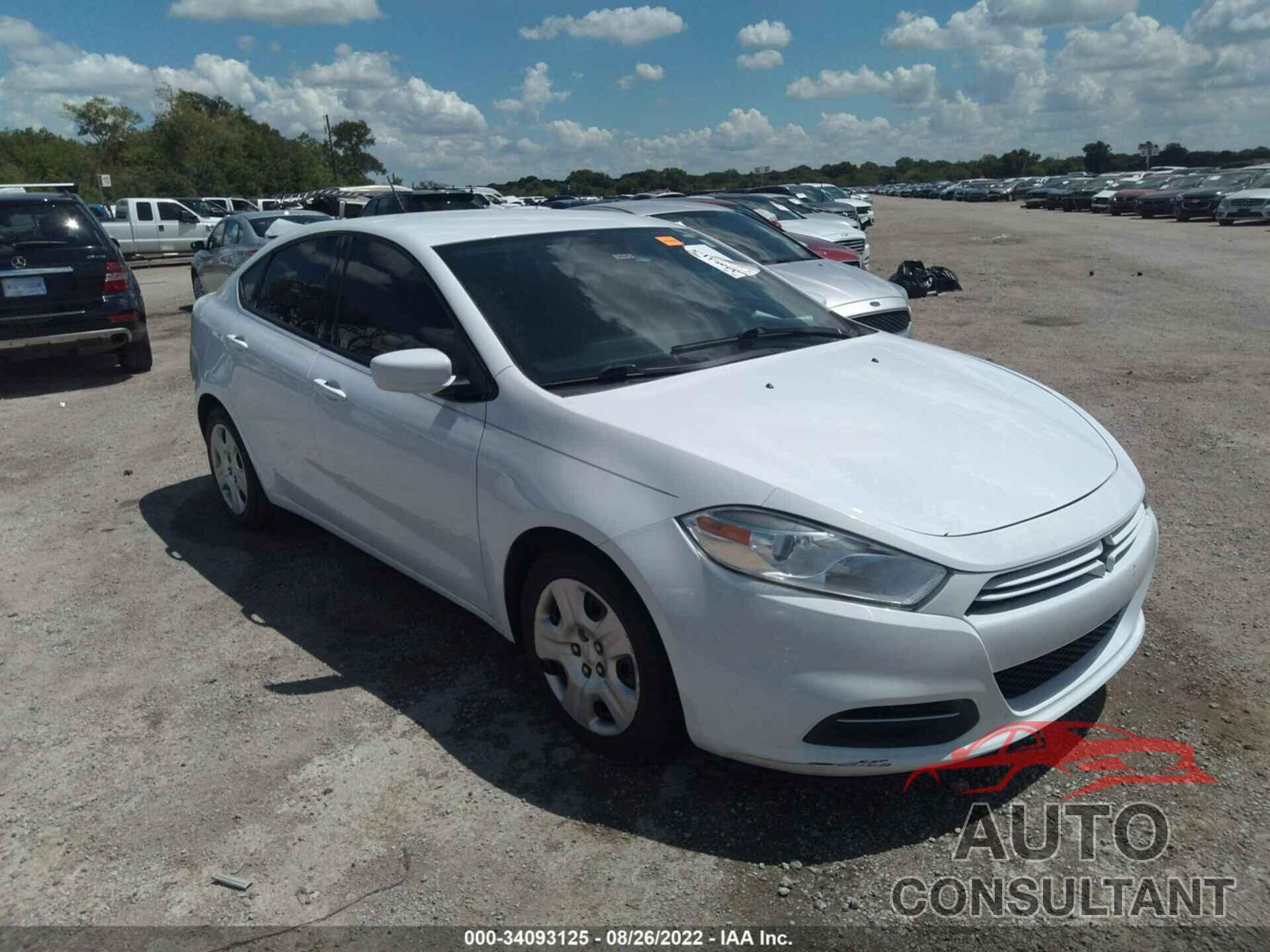 DODGE DART 2016 - 1C3CDFAA0GD624304