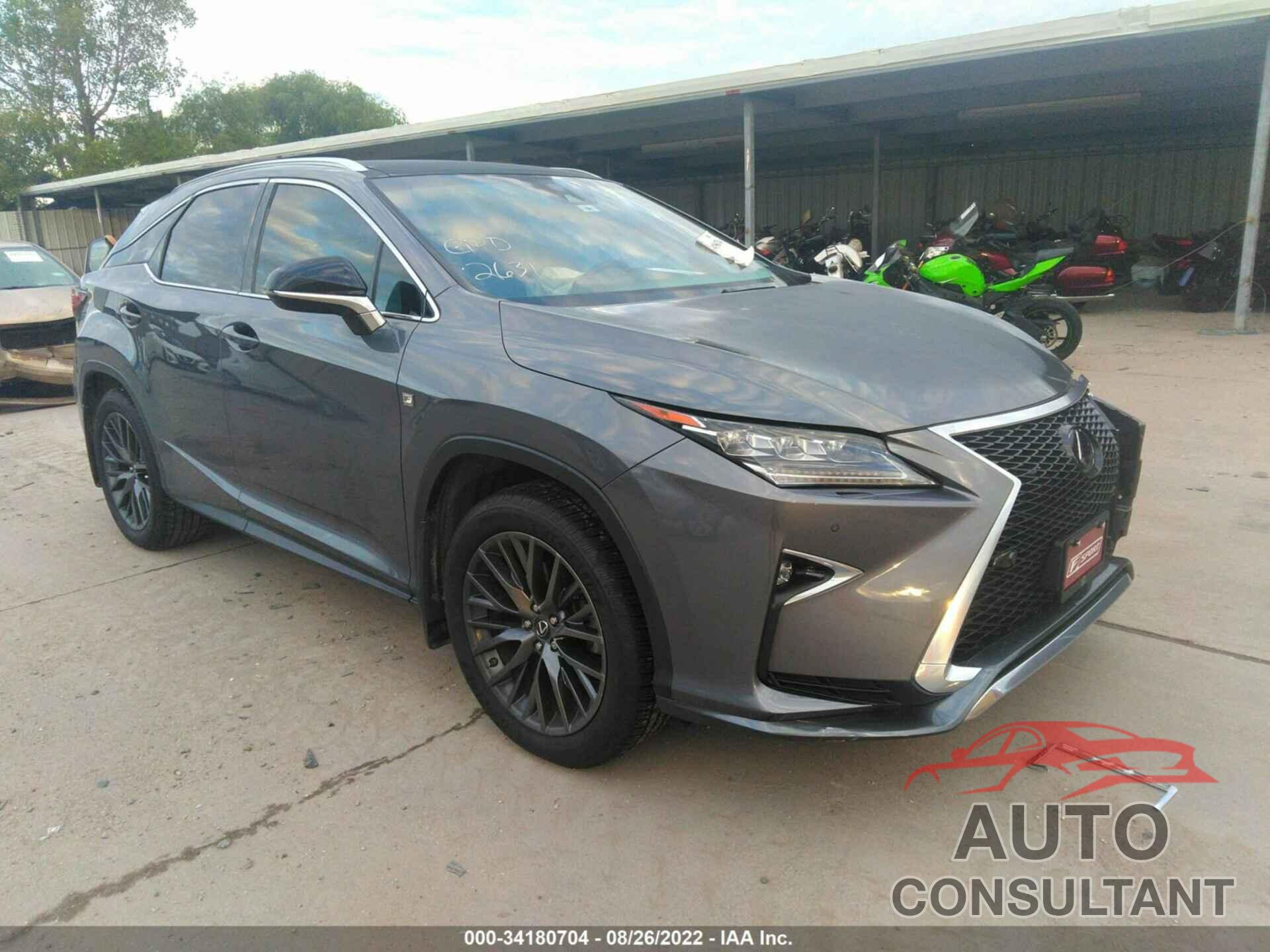 LEXUS RX 350 2016 - 2T2BZMCA6GC025426