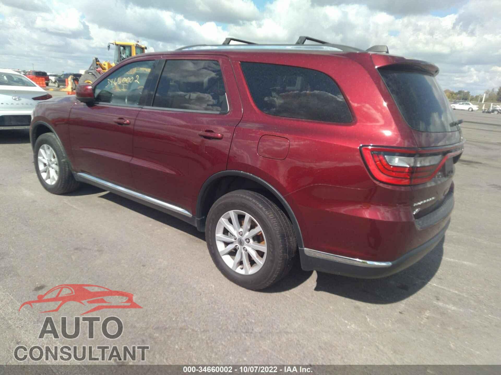 DODGE DURANGO 2020 - 1C4RDJAG0LC192343