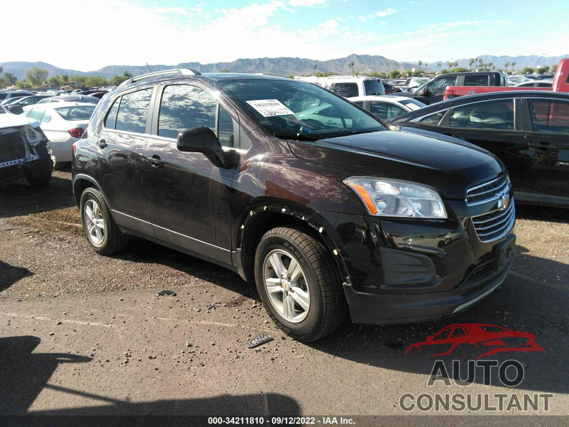 CHEVROLET TRAX 2016 - KL7CJPSB7GB755630