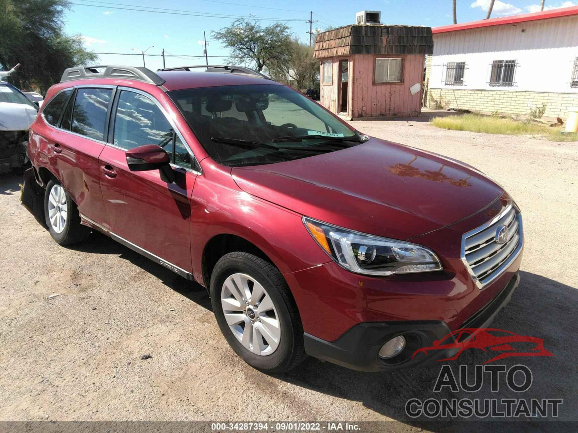 SUBARU OUTBACK 2017 - 4S4BSAFC9H3335886