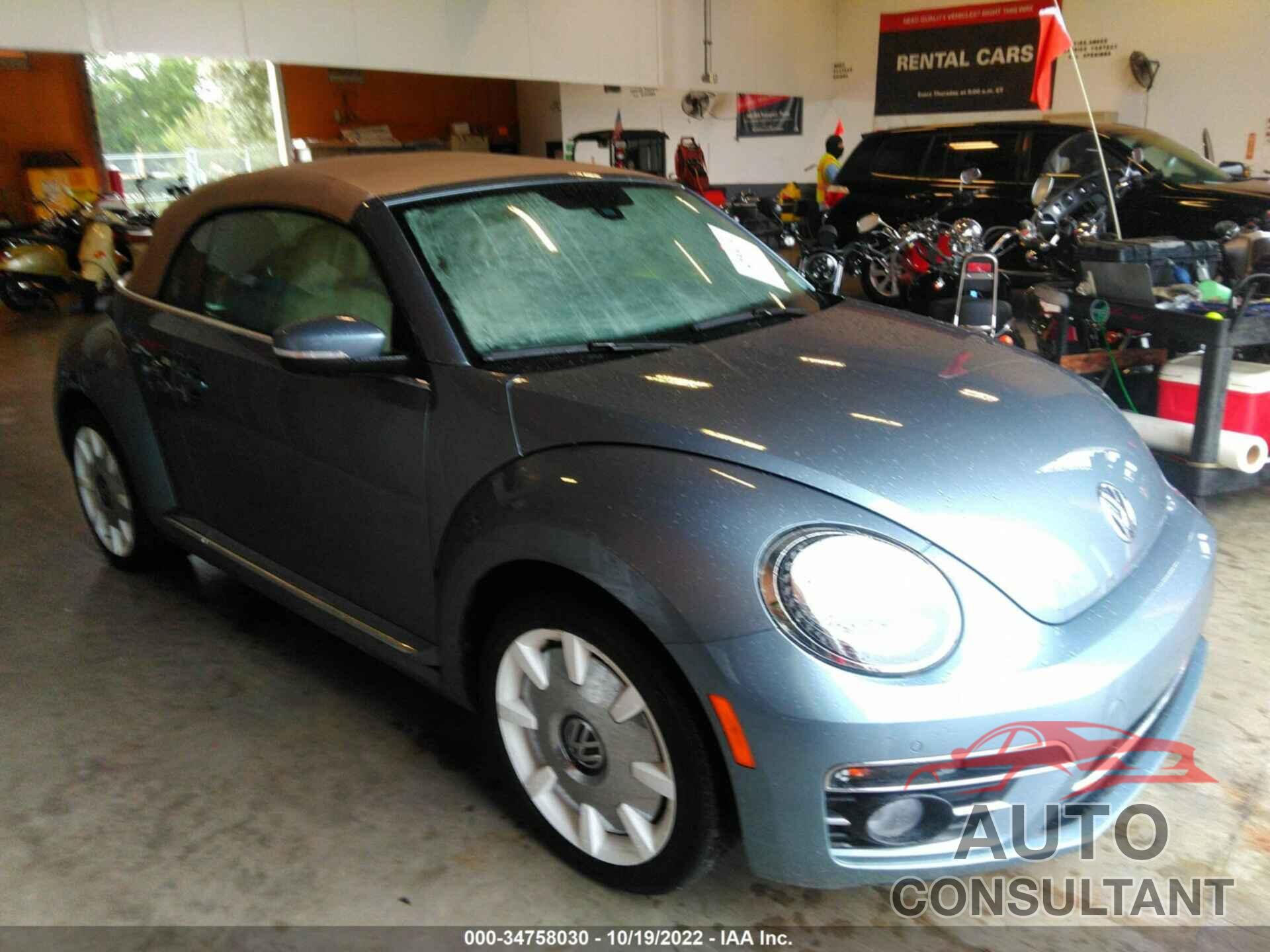 VOLKSWAGEN BEETLE CONVERTIBLE 2019 - 3VW5DAAT5KM512102