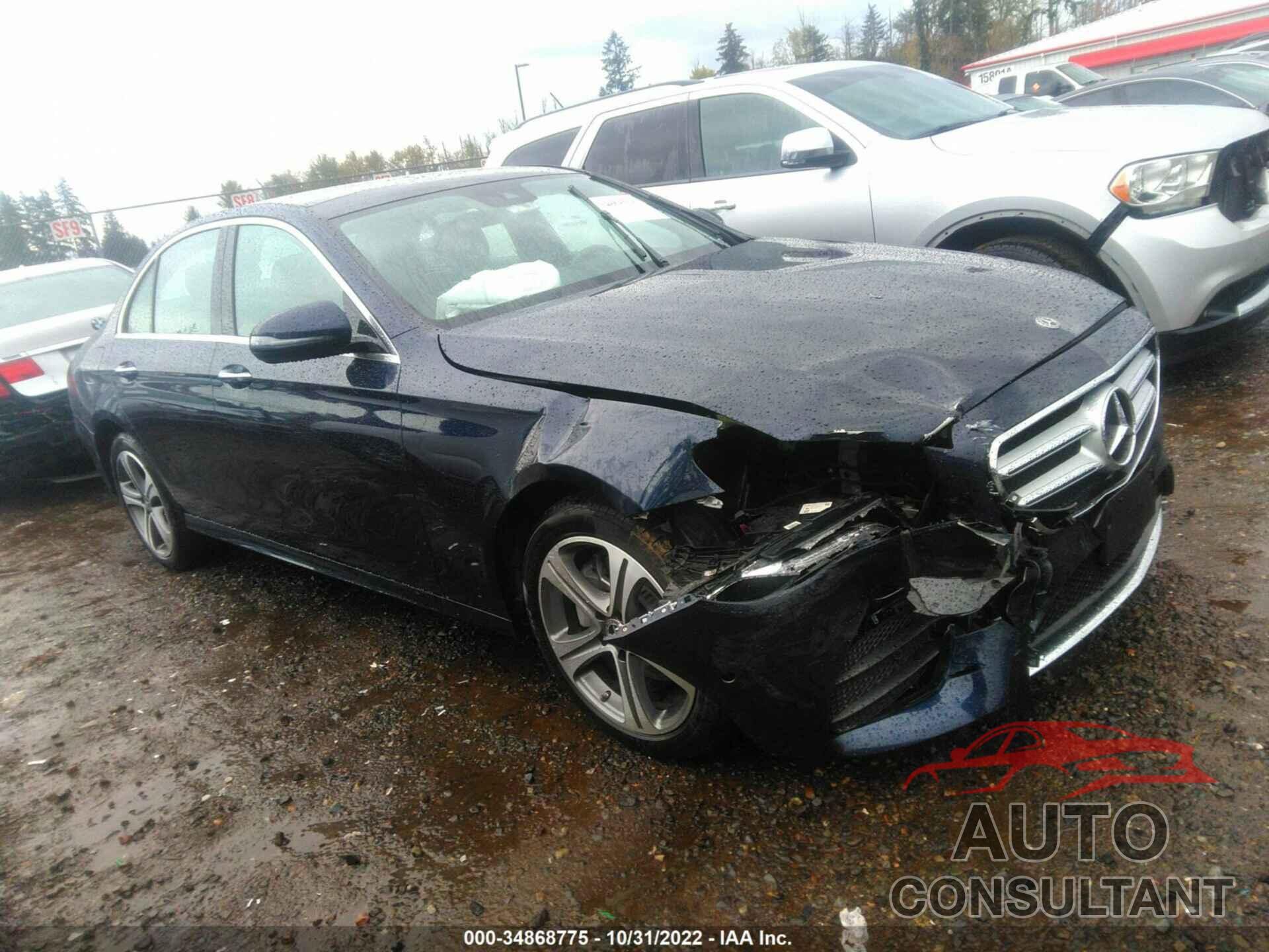 MERCEDES-BENZ E-CLASS 2018 - WDDZF4KB2JA300233