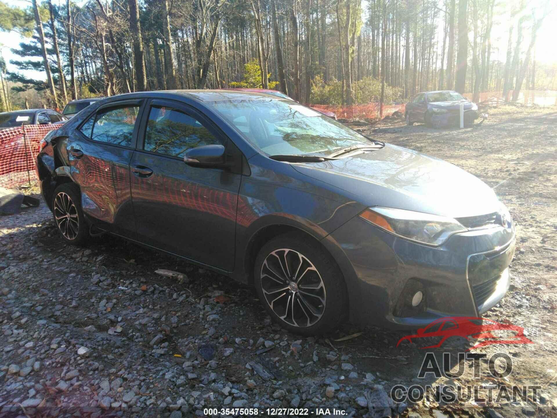 TOYOTA COROLLA 2016 - 2T1BURHE7GC559496