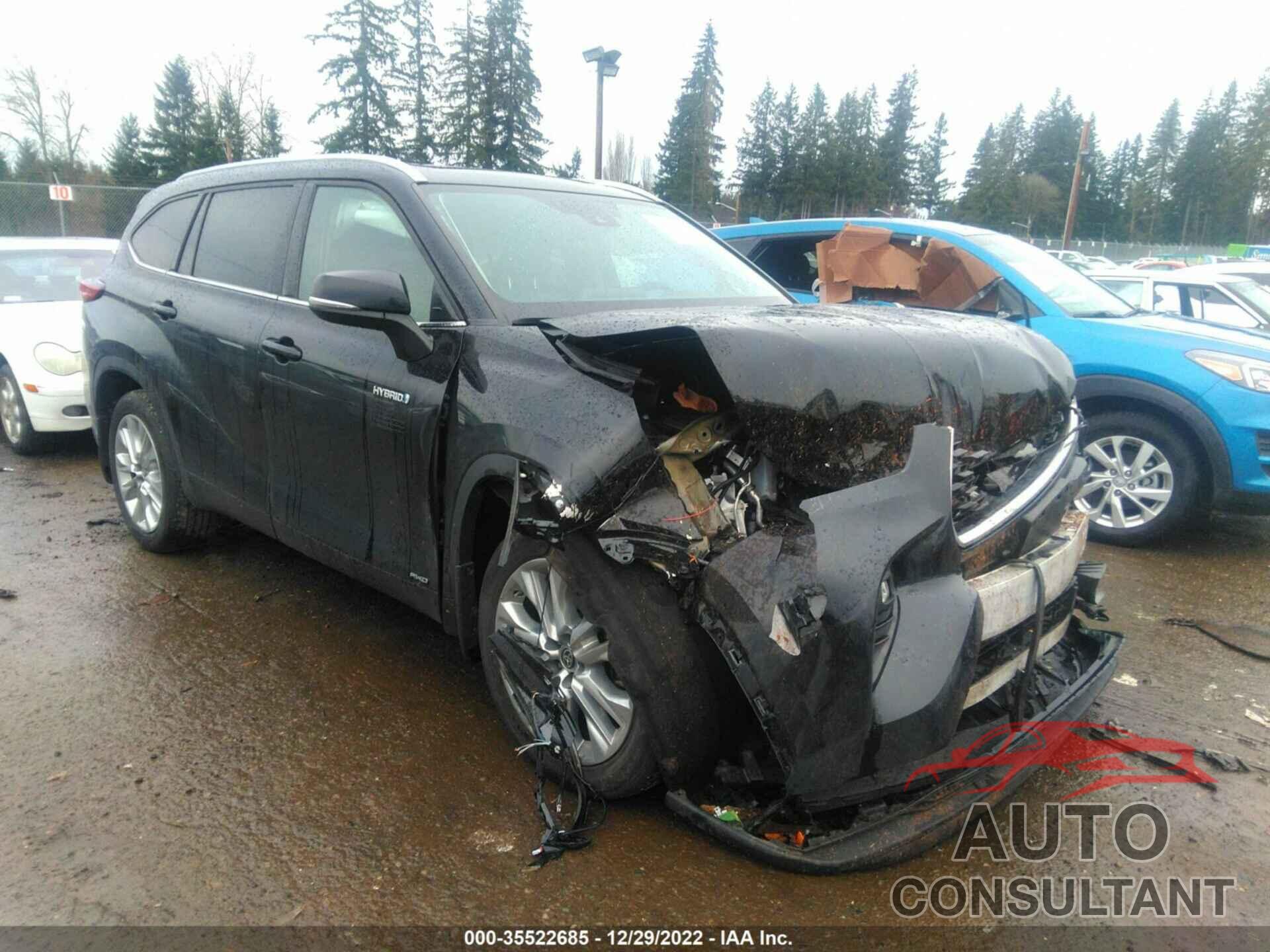 TOYOTA HIGHLANDER 2021 - 5TDDBRCH0MS016610
