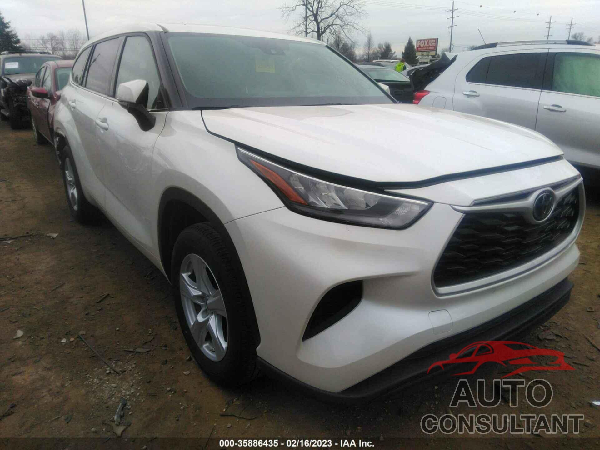 TOYOTA HIGHLANDER 2020 - 5TDCZRAH9LS019451