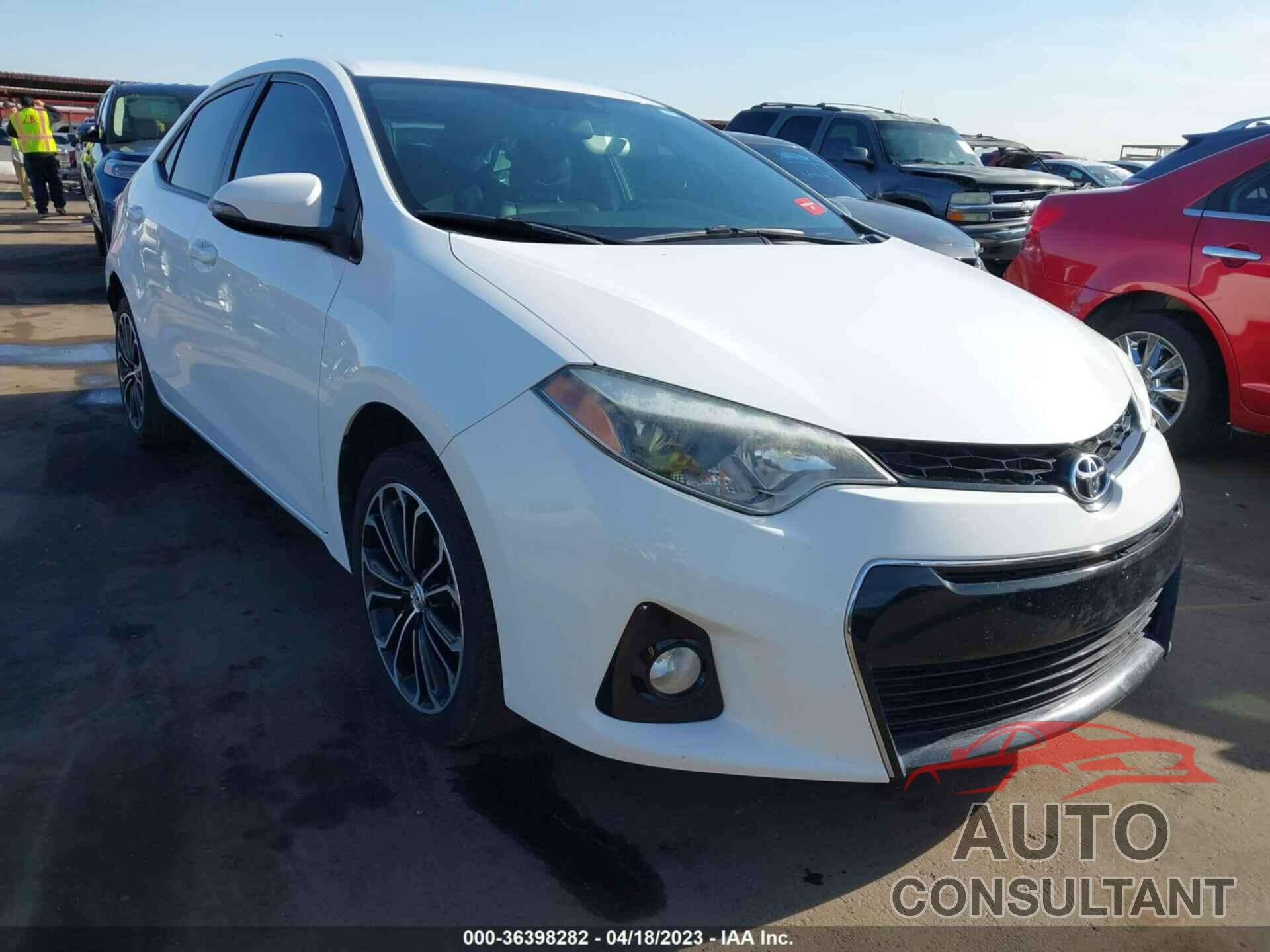 TOYOTA COROLLA 2016 - 2T1BURHE4GC713615