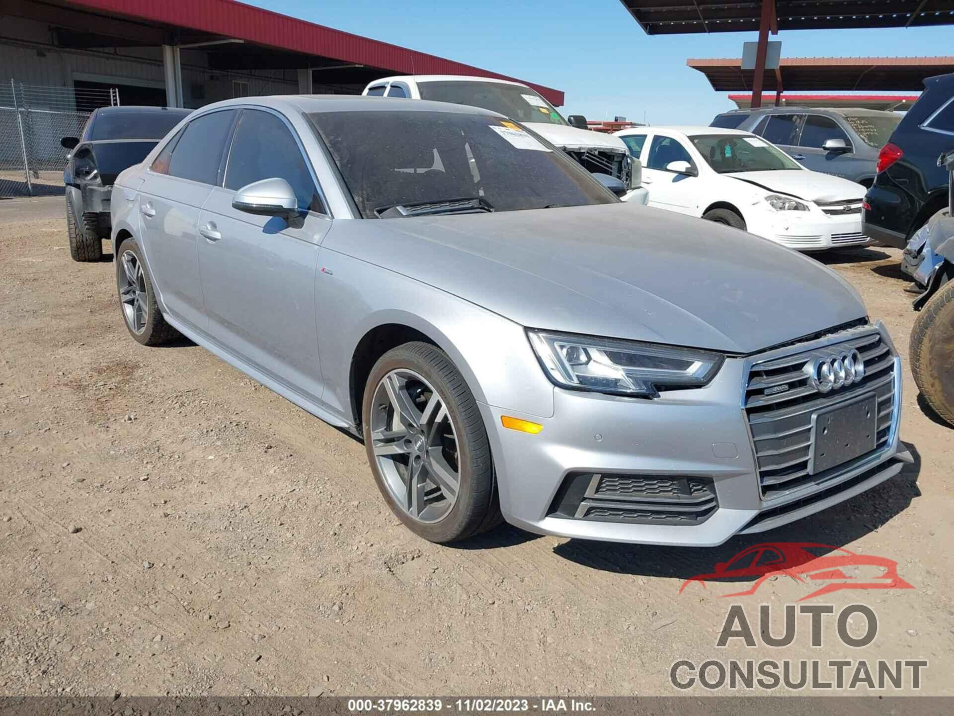 AUDI A4 2018 - WAUENAF47JA165382