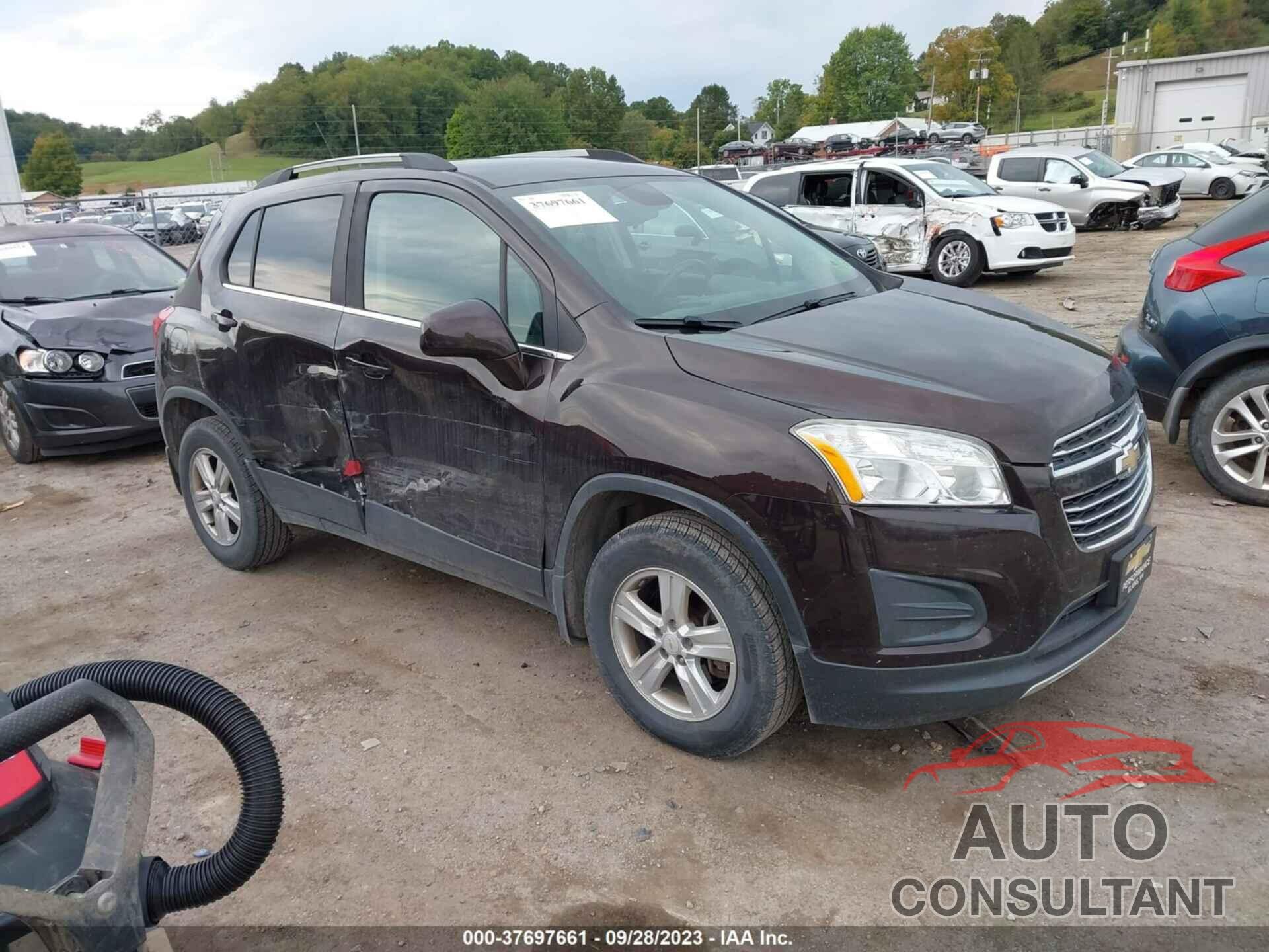 CHEVROLET TRAX 2016 - KL7CJPSB3GB754555