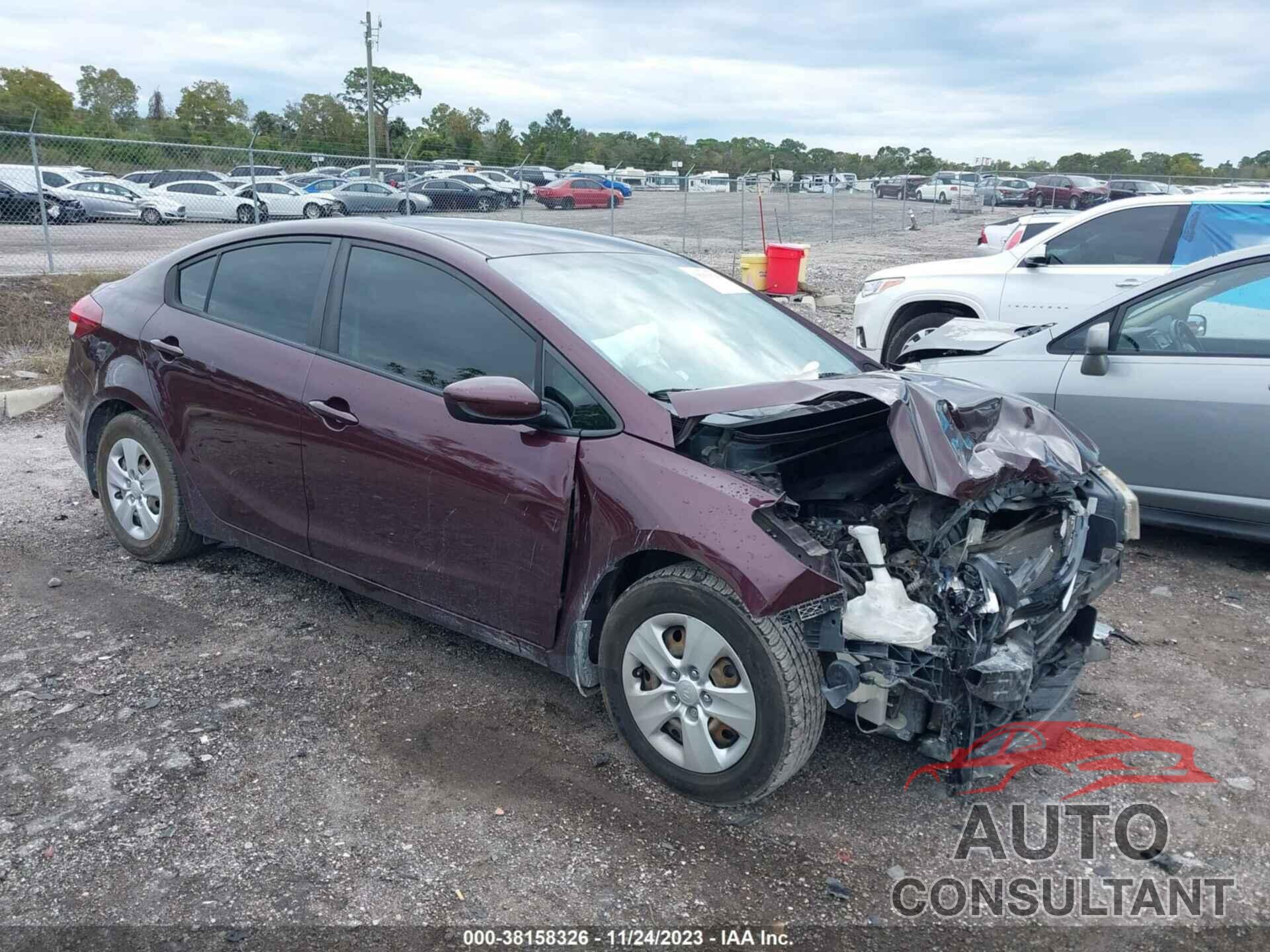 KIA FORTE 2018 - 3KPFK4A78JE281108